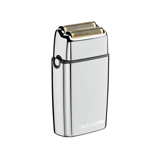 METALFX Double Foil Shaver, Handheld Electric Razor for Travel, Portable Cordless Close Face Shaver for Head, Beard, & Neck