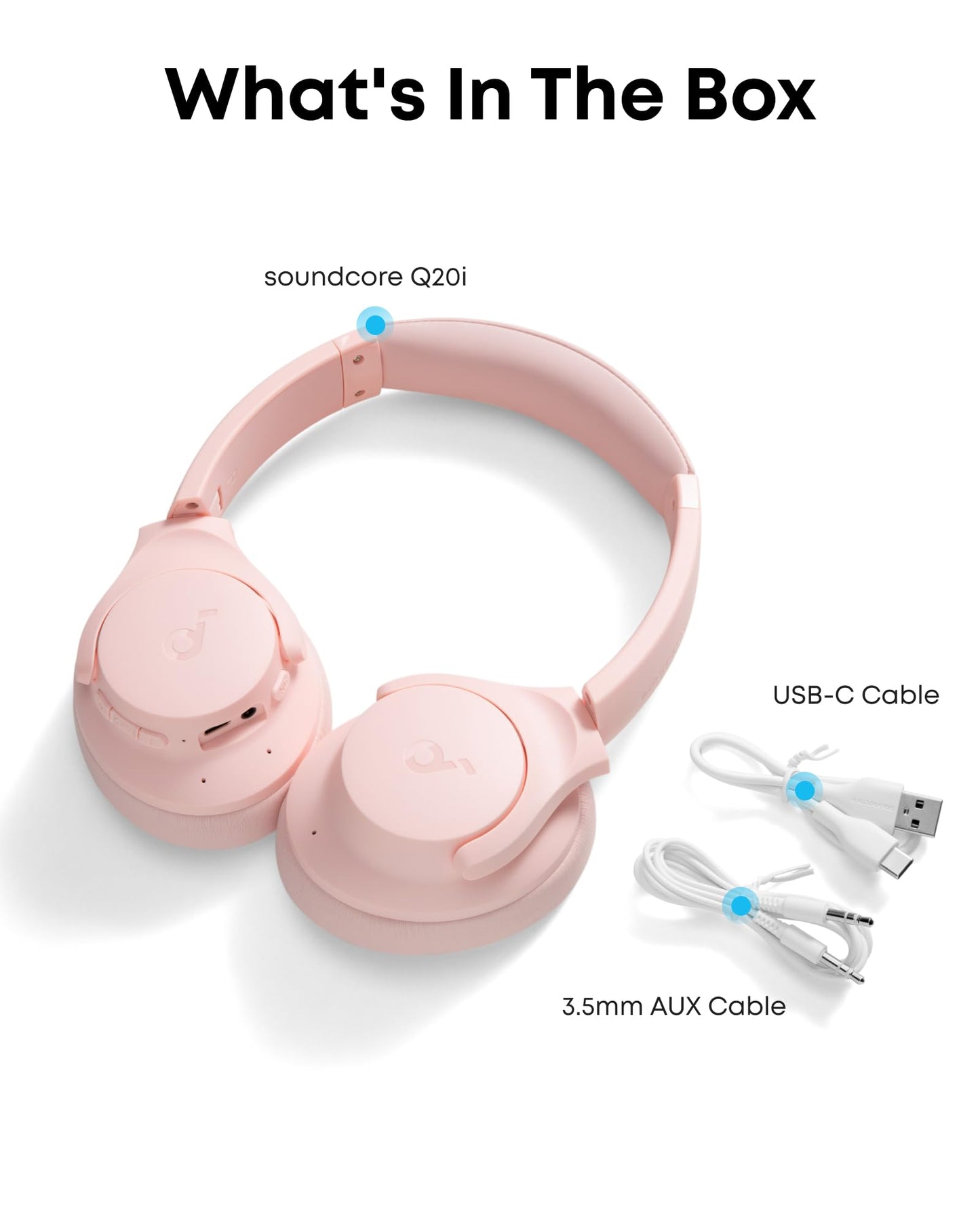 Soundcore by Anker Q20i Hybrid Active Noise Cancelling Headphones