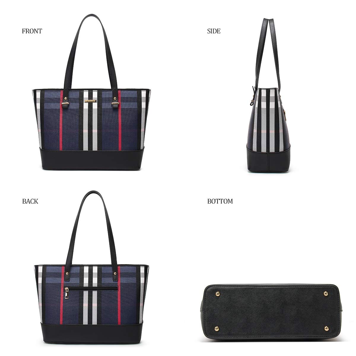 Women Fashion Synthetic Leather Handbags Set 4pcs