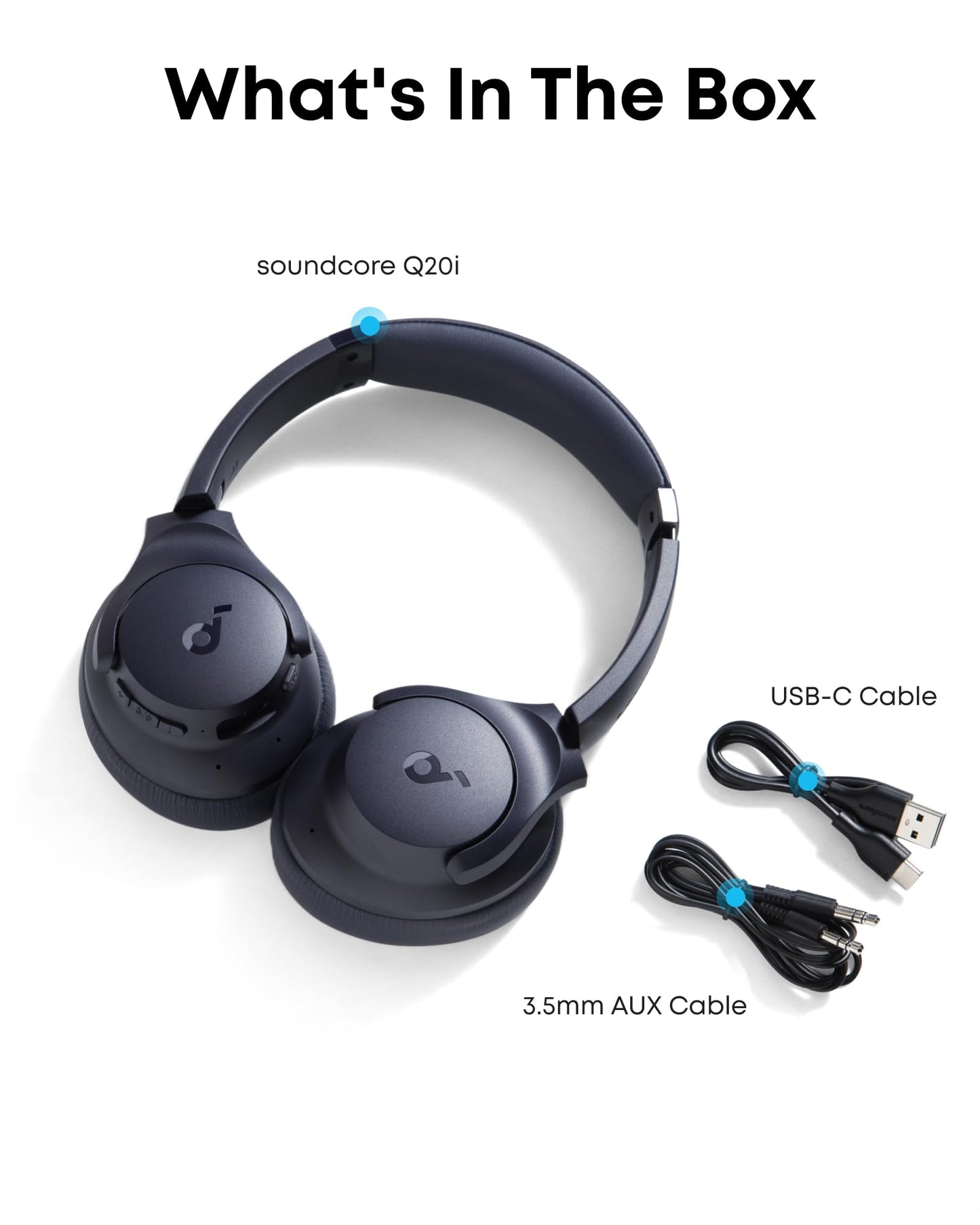 Soundcore by Anker Q20i Hybrid Active Noise Cancelling Headphones