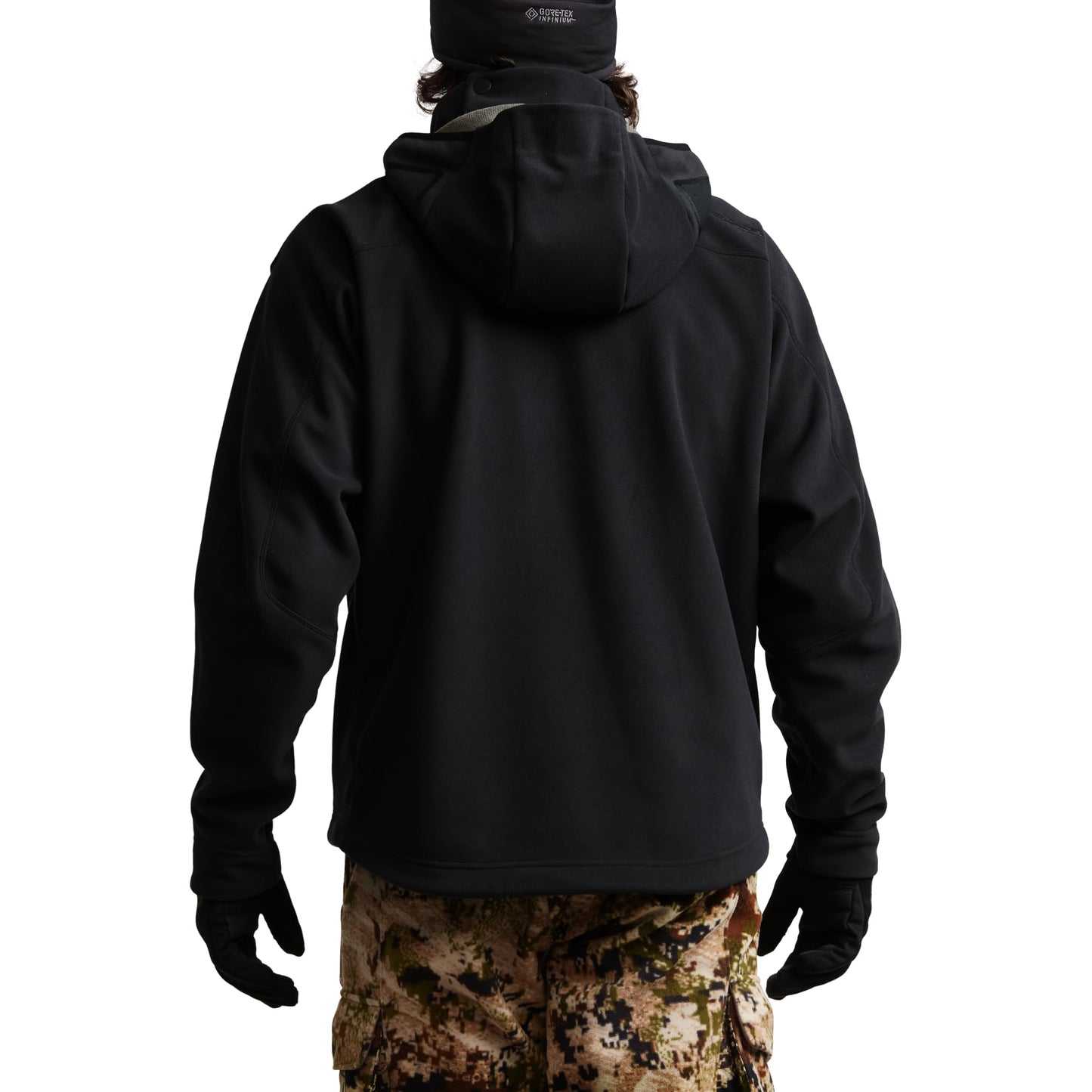 SITKA Stratus Jacket – 100% Windproof, Ultra-Quiet, Removable Hood, Safety Harness Port, Micro-Grid Fleece - Parent