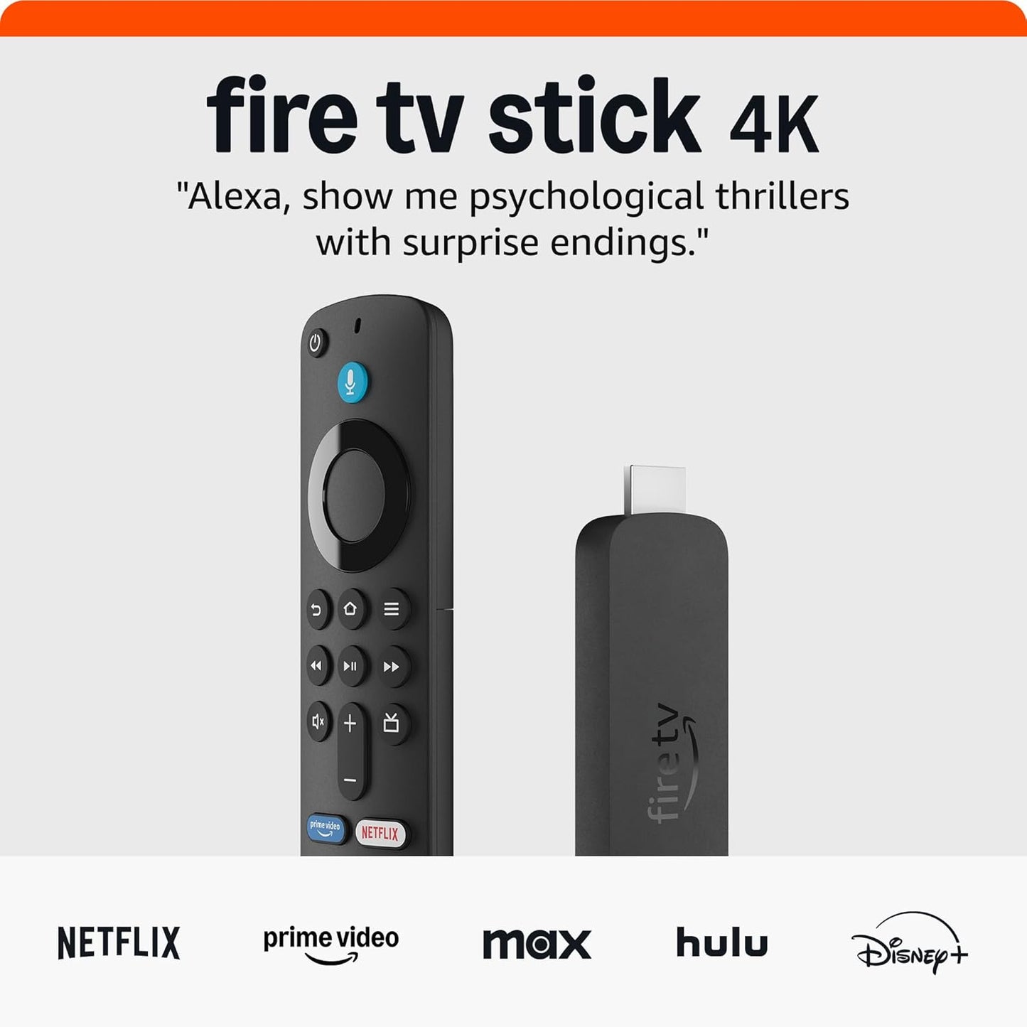 Fire TV Stick 4K (newest model) with AI-powered Fire TV