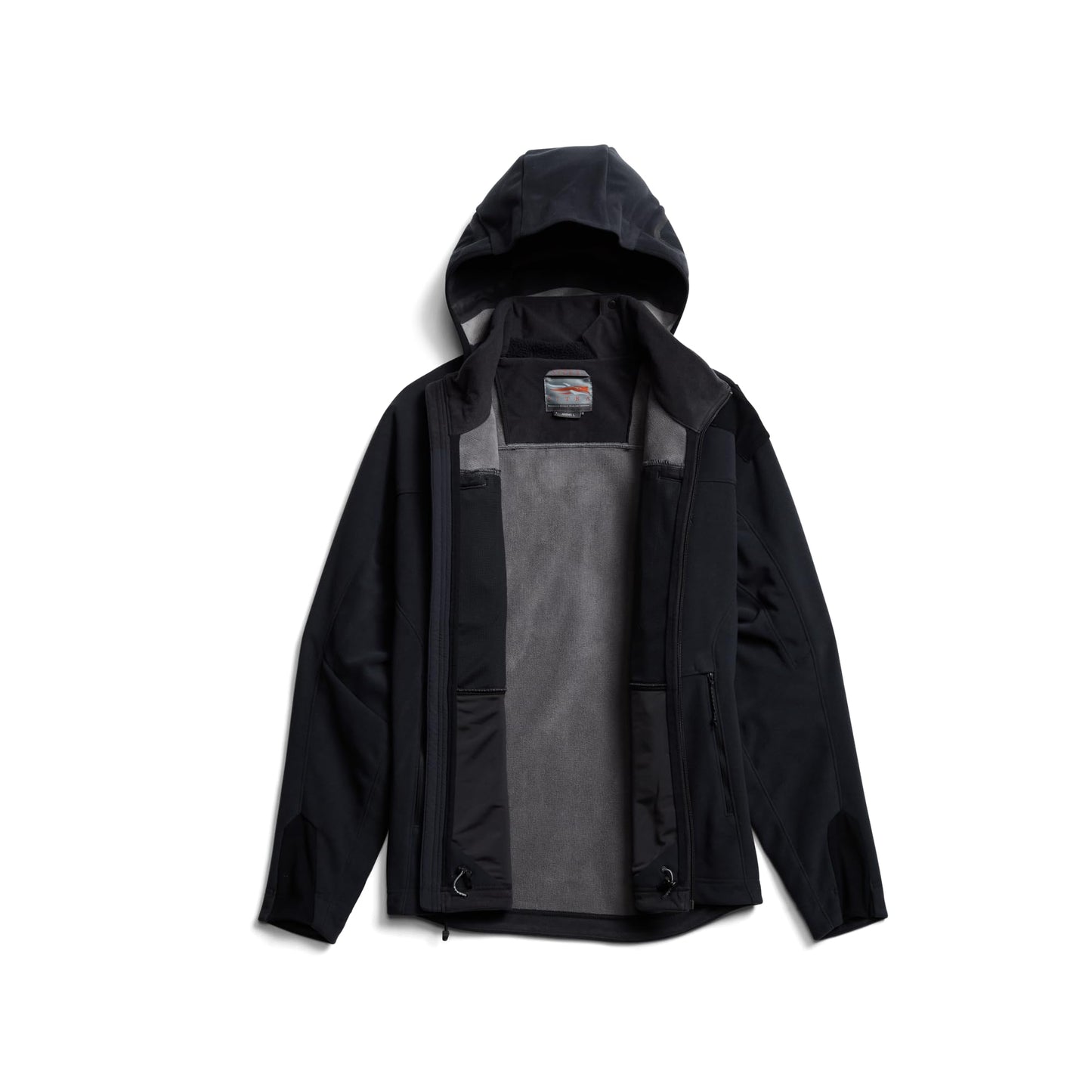 SITKA Stratus Jacket – 100% Windproof, Ultra-Quiet, Removable Hood, Safety Harness Port, Micro-Grid Fleece - Parent