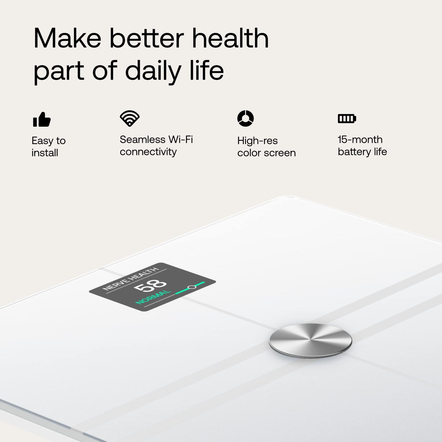 WITHINGS Smart Scales for Body Weight