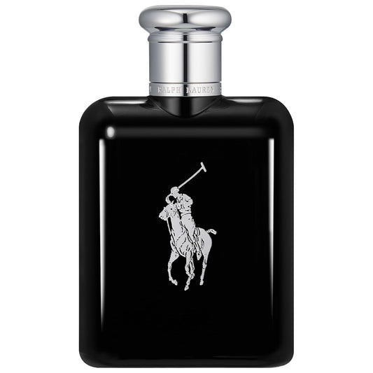 RALPH LAUREN FRAGRANCES - Polo Black - Eau de Toilette - Men's Cologne - Woody & Fresh - With Patchouli, Sandalwood, and Mandarin - Medium Intensity