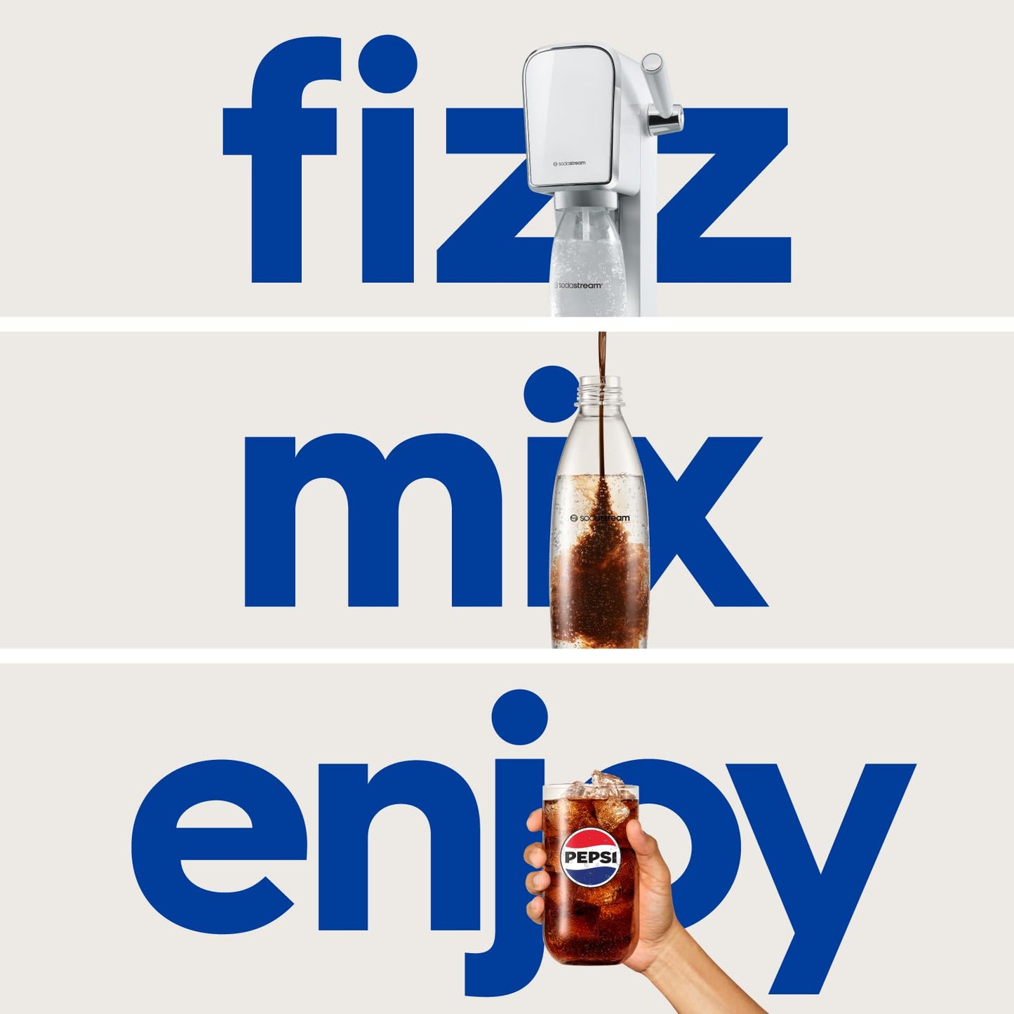 SodaStream - ART Sparkling Water Maker | VALUE BUNDLE | CQC CO2 system | Includes 2x CO2 Cylinders, 2x 32 Fl Oz Dishwasher Safe Bottles, 2x Bubly Flavor Drops | Combine with Pepsi Flavors | Black