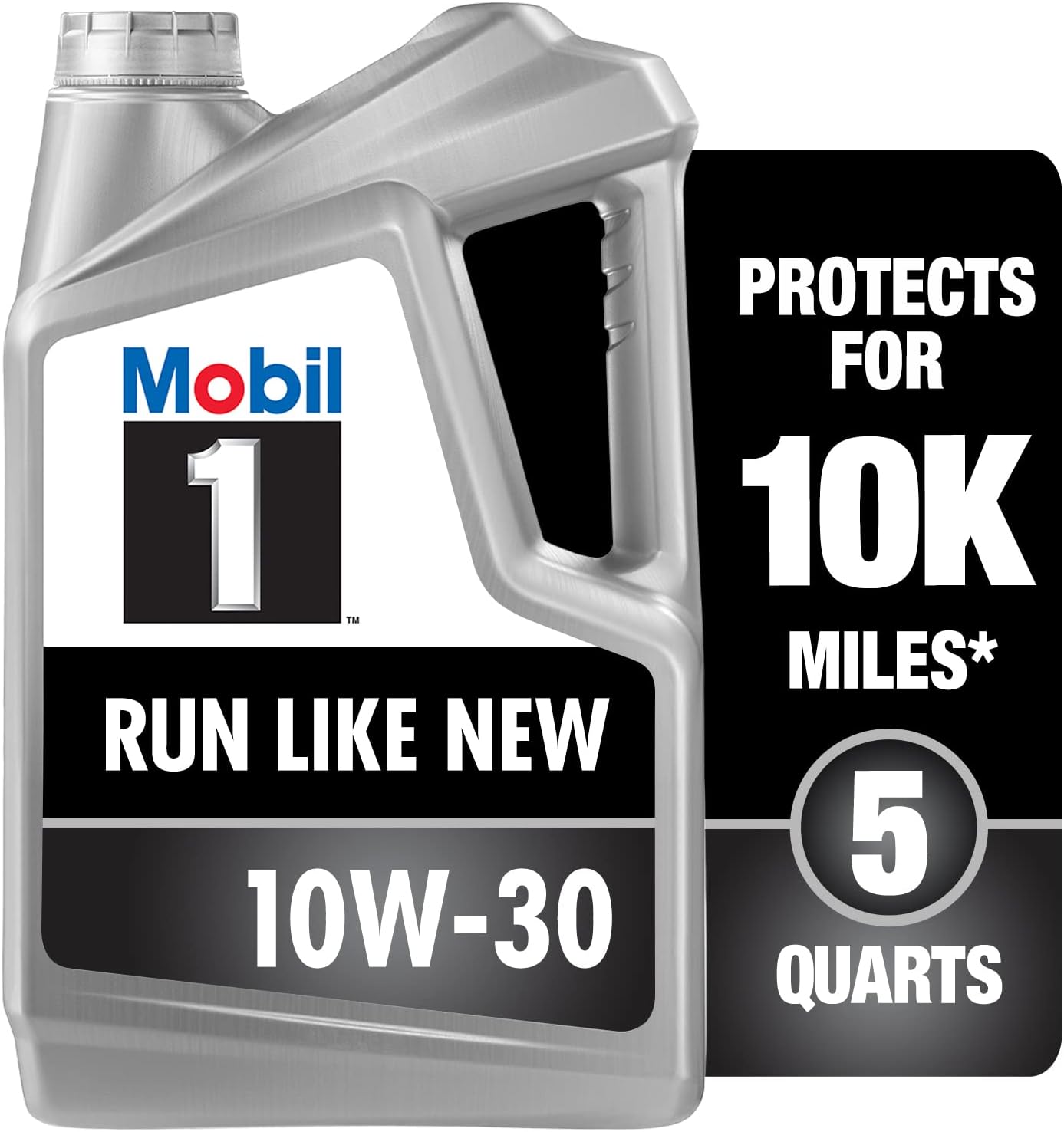 Mobil 1 Advanced Fuel Economy Full Synthetic Motor Oil 0W-20, 5 Quart