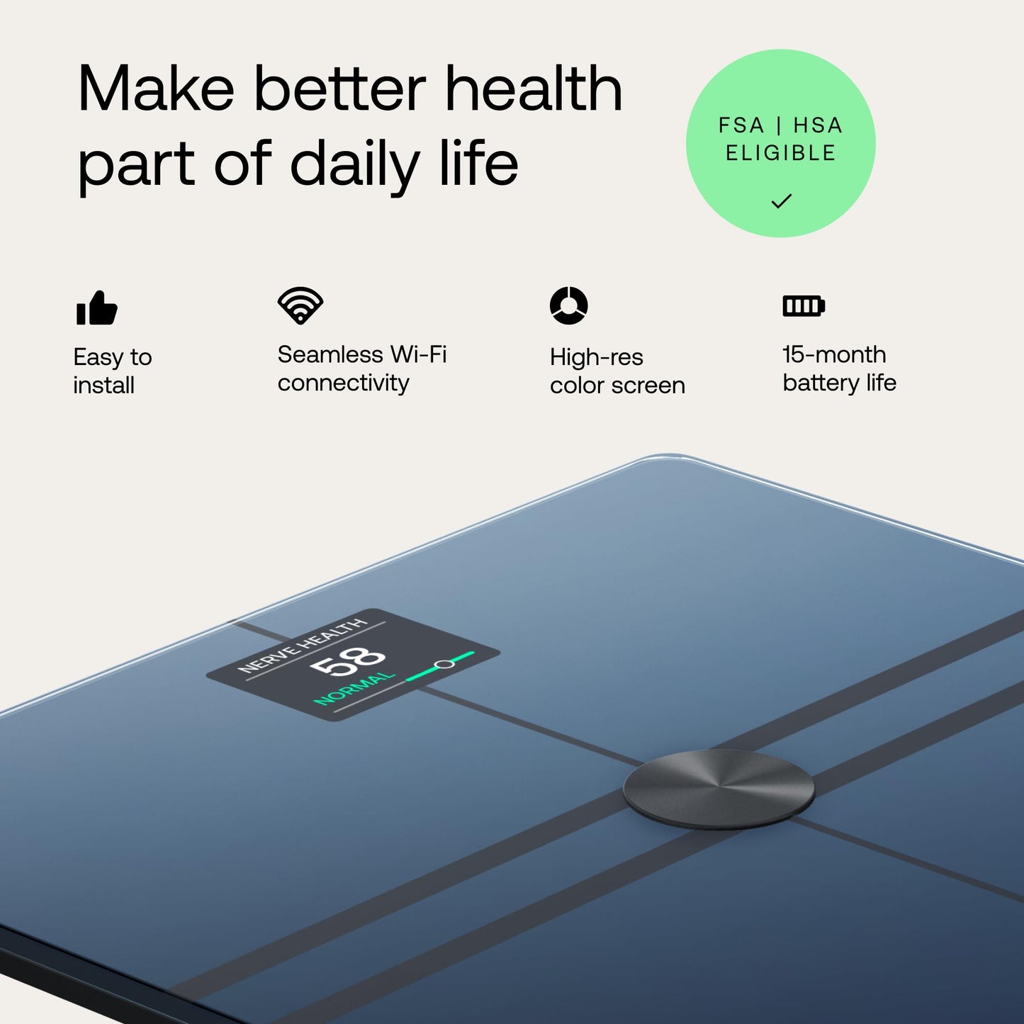 WITHINGS Smart Scales for Body Weight