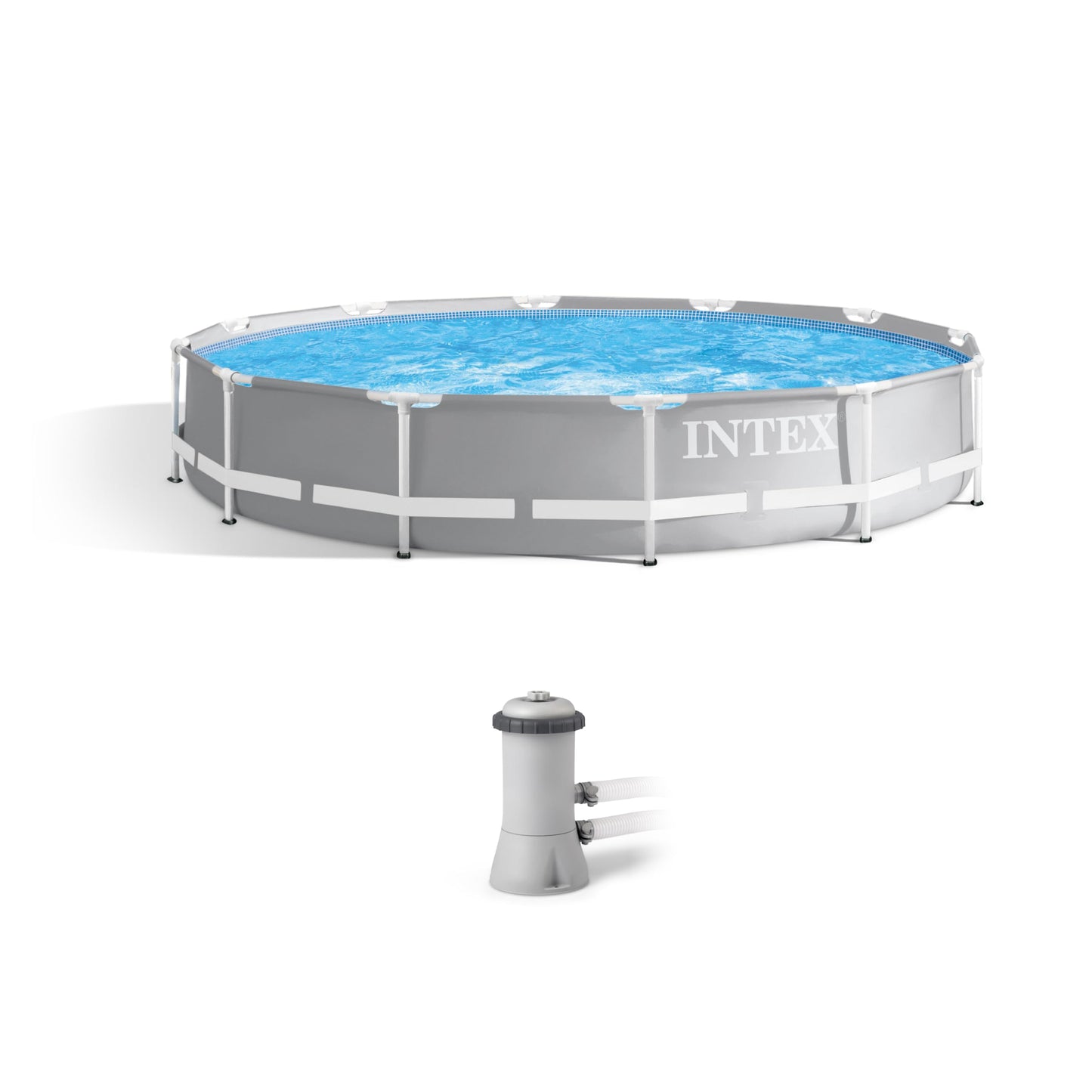 Prism Frame Premium Above Ground Swimming Pool Set: 10ft x 30in