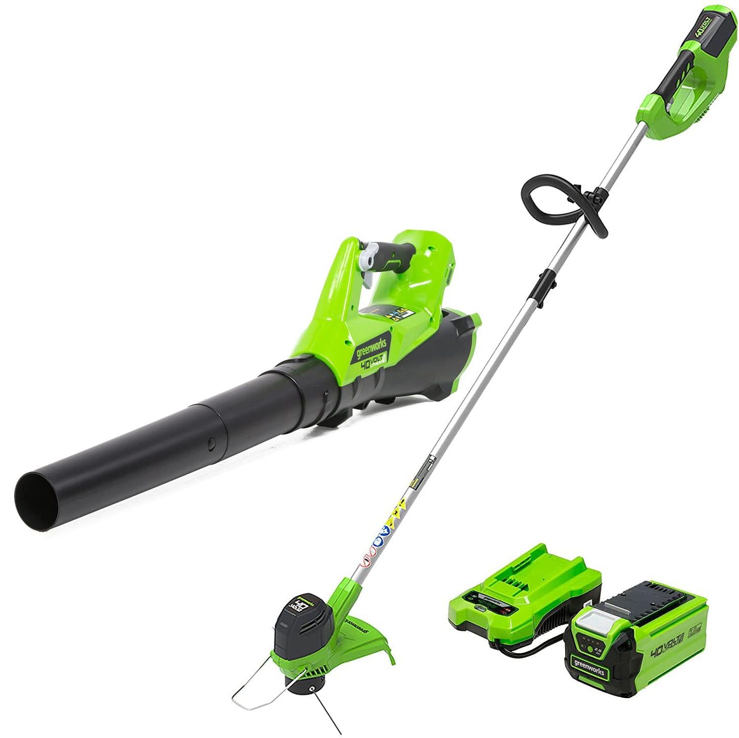 Greenworks 40V Lawn Care Combo Kit