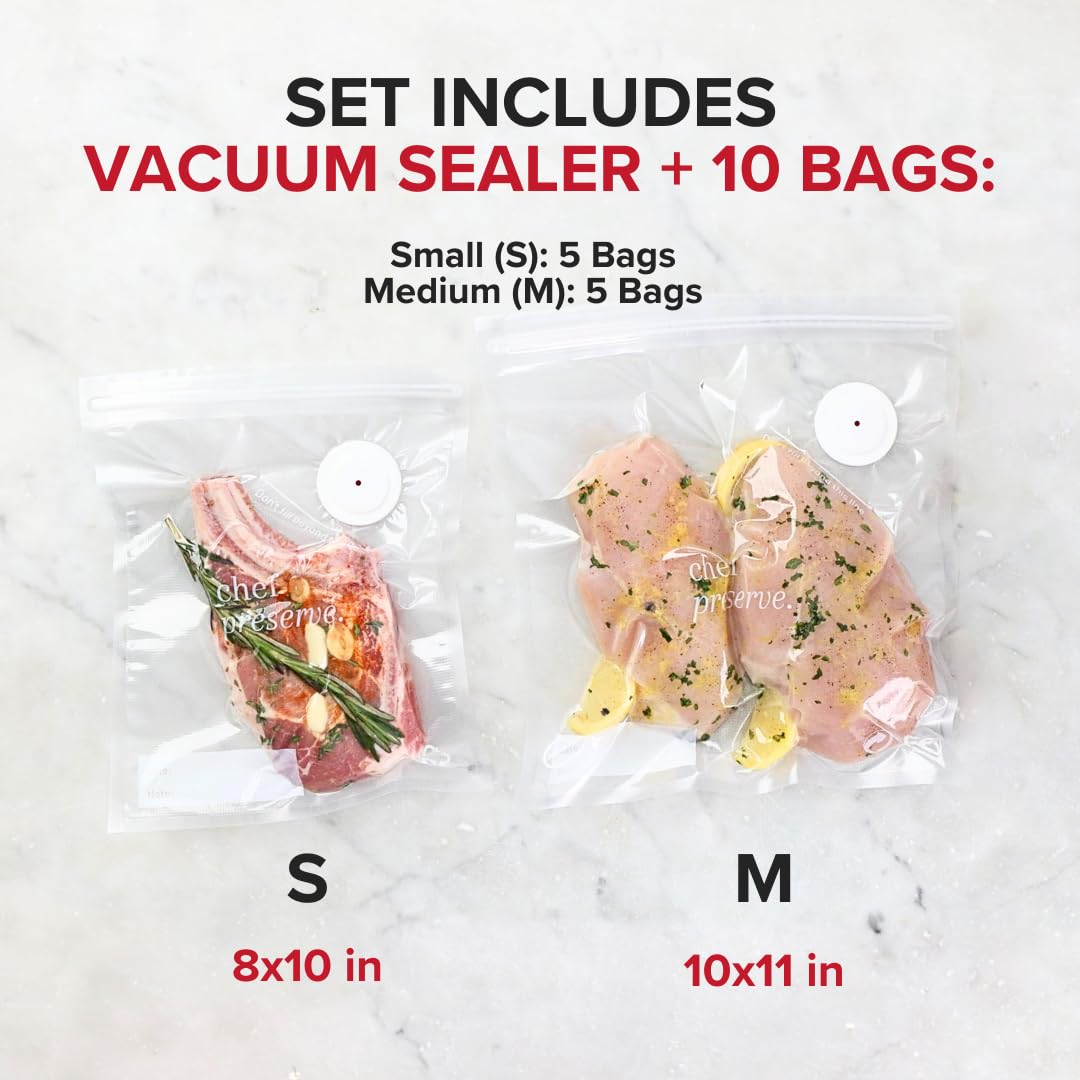 Chef Preserve Compact Vacuum Sealer for Food