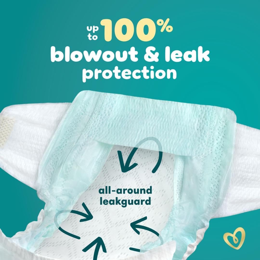 Pampers Swaddlers Diapers, Size 5 (20-37 lbs), 132 Count