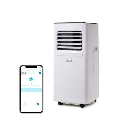 BLACK+DECKER Portable Air Conditioner, 8,000 BTU Rooms up to 400 Sq. Ft