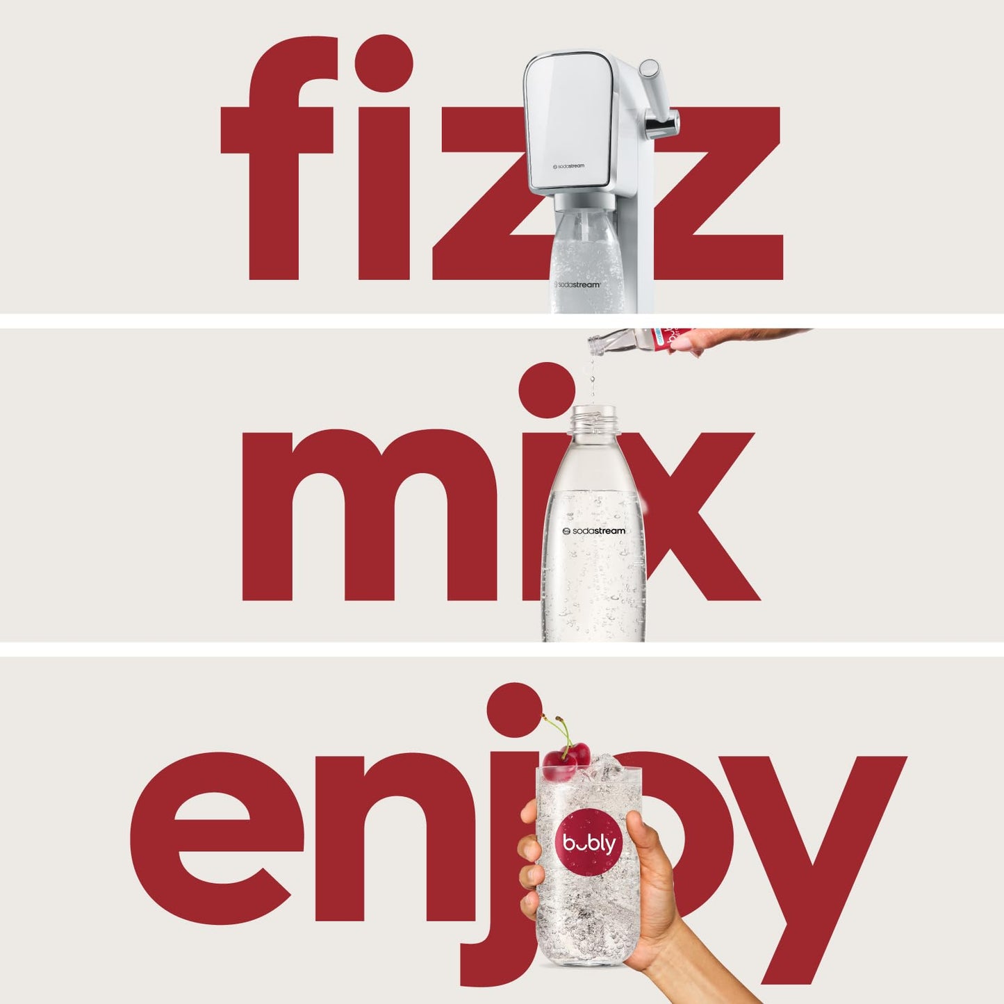 SodaStream - ART Sparkling Water Maker | VALUE BUNDLE | CQC CO2 system | Includes 2x CO2 Cylinders, 2x 32 Fl Oz Dishwasher Safe Bottles, 2x Bubly Flavor Drops | Combine with Pepsi Flavors | Black