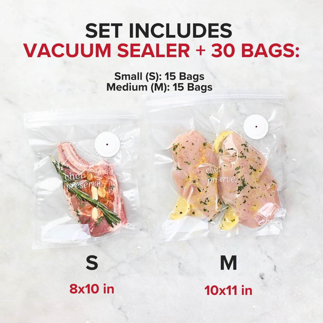 Chef Preserve Compact Vacuum Sealer for Food