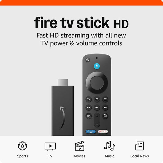 Fire TV Stick HD (newest model), free and live TV