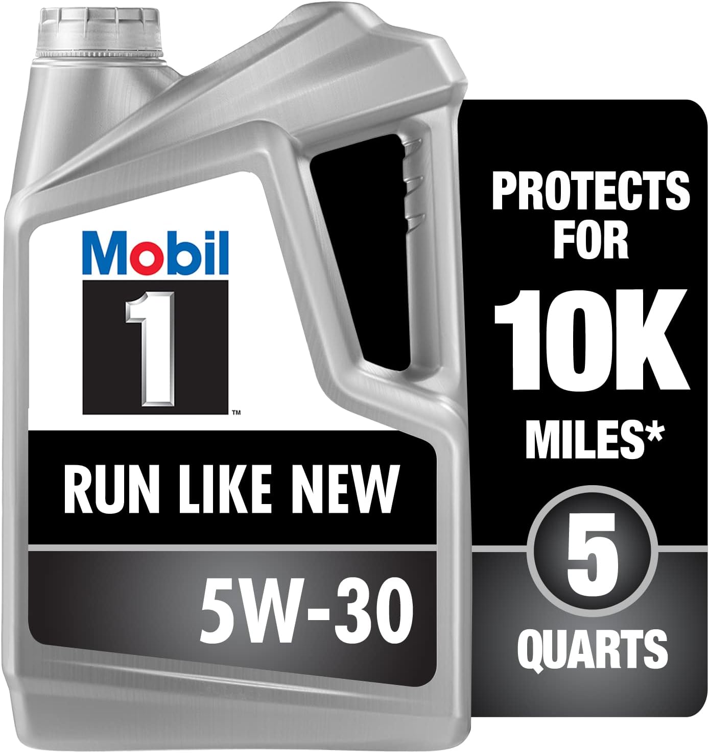 Mobil 1 Advanced Fuel Economy Full Synthetic Motor Oil 0W-20, 5 Quart