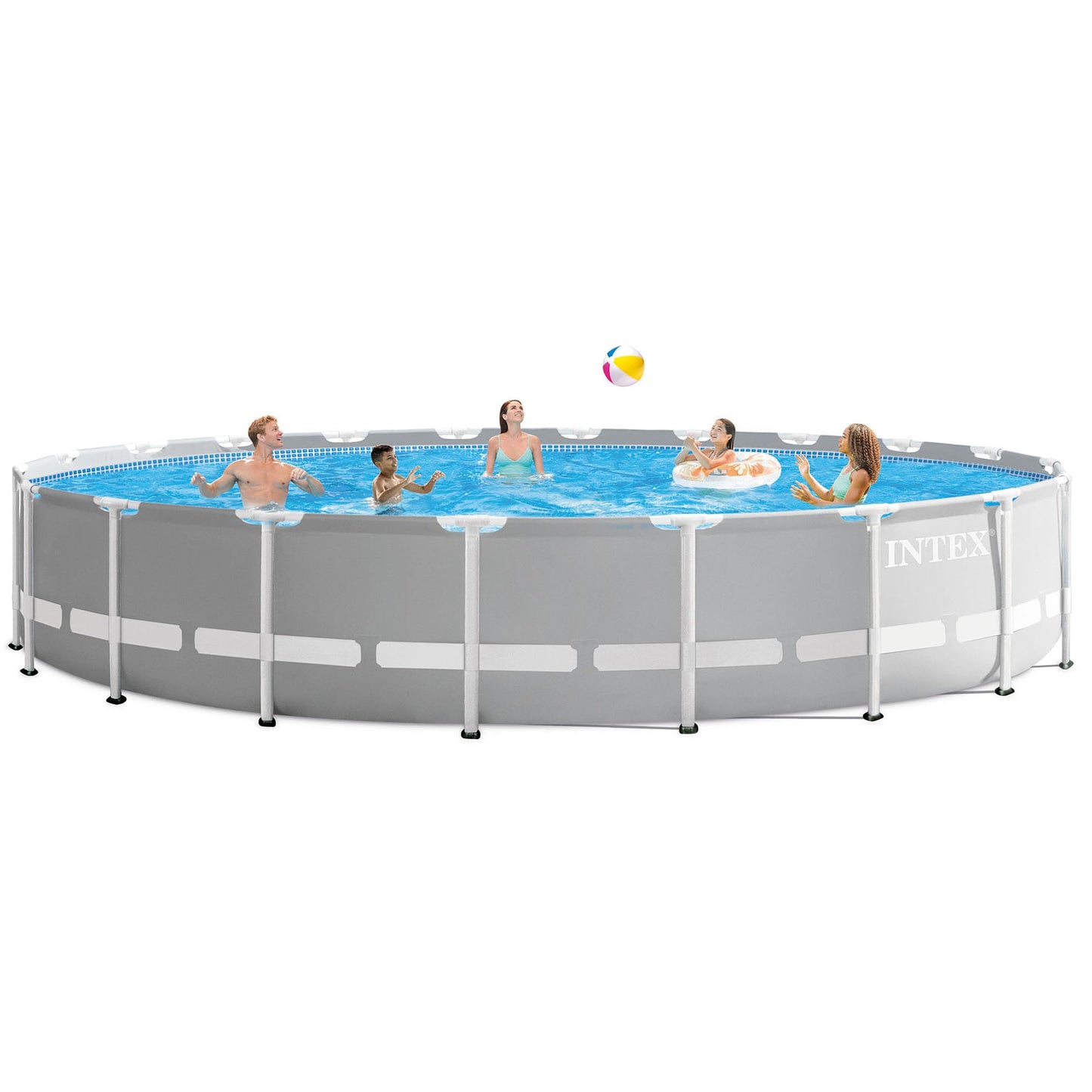 Prism Frame Premium Above Ground Swimming Pool Set: 10ft x 30in