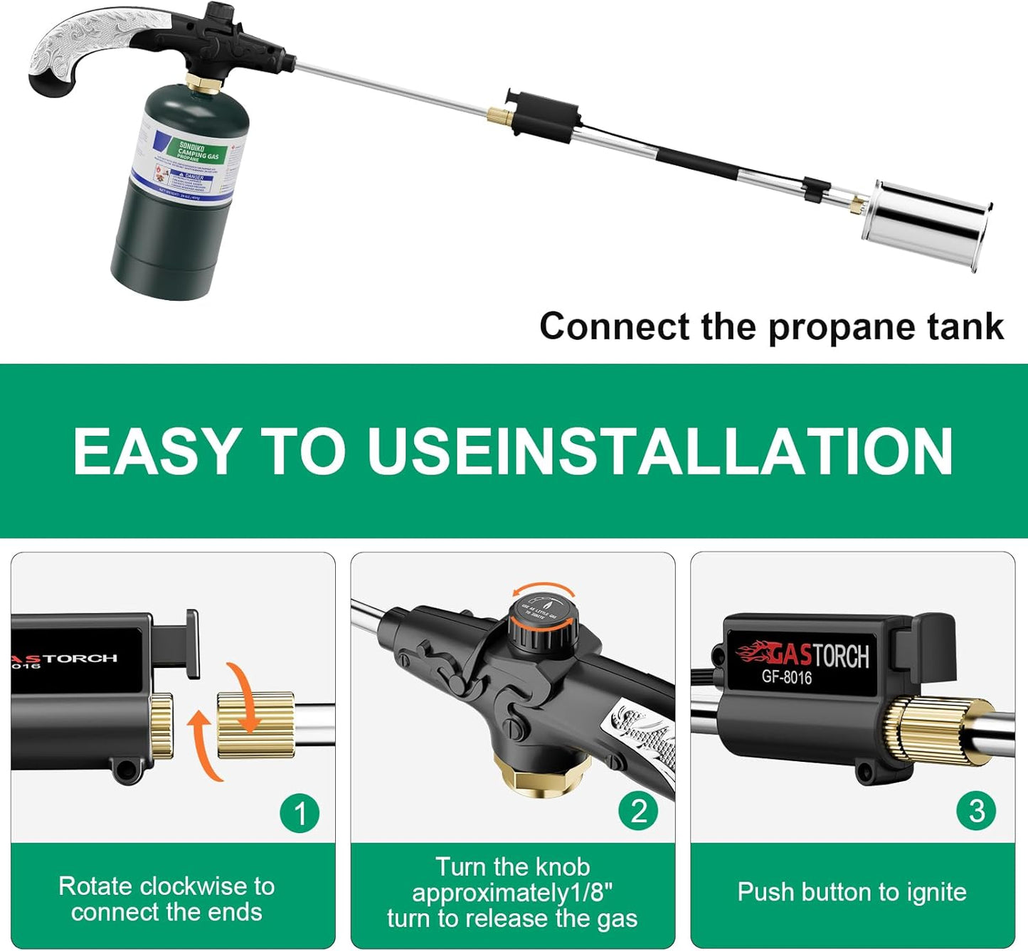 Sondiko Propane Torch Weed Burner