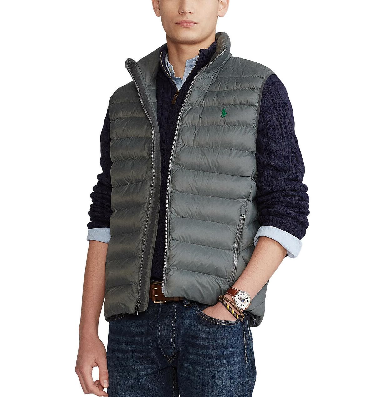 Polo Ralph Lauren mens Puffer,puffer Vest,full Zip