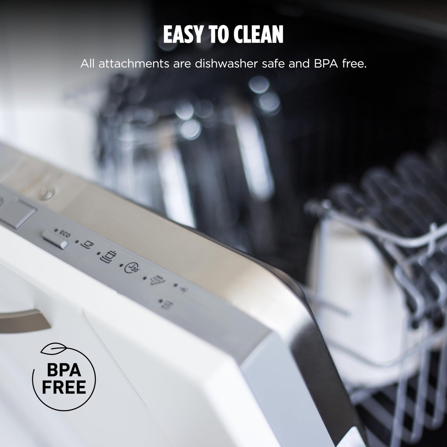 Ninja Hand Mixer, Immersion Blender, Foodi Power Mixer System, 750-Peak-Watt Handheld Emulsion Blender & Electric Hand Mixer Combo With Whisk, Beaters & 3-Cup Blending Vessel,120 volts, Black CI101