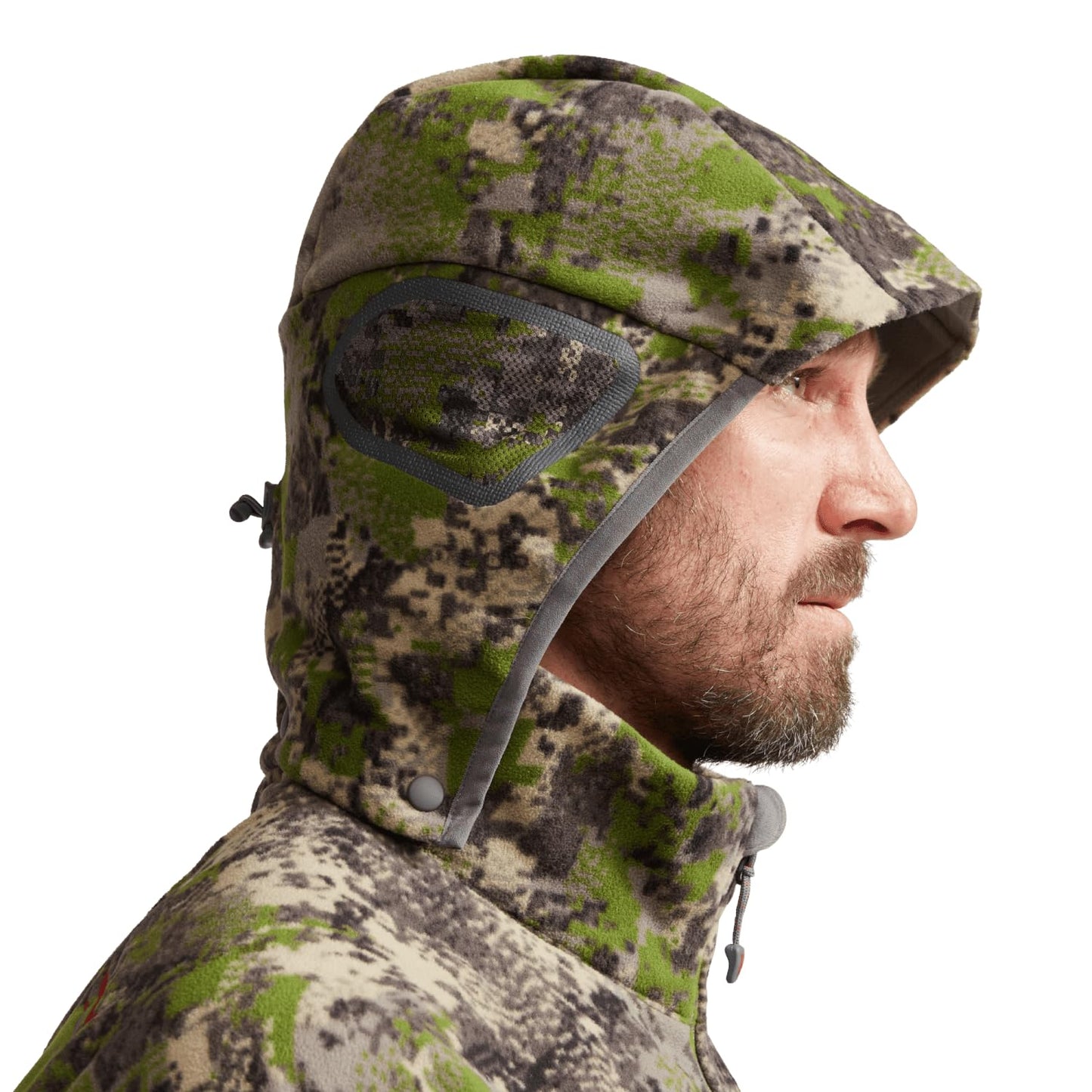 SITKA Stratus Jacket – 100% Windproof, Ultra-Quiet, Removable Hood, Safety Harness Port, Micro-Grid Fleece - Parent