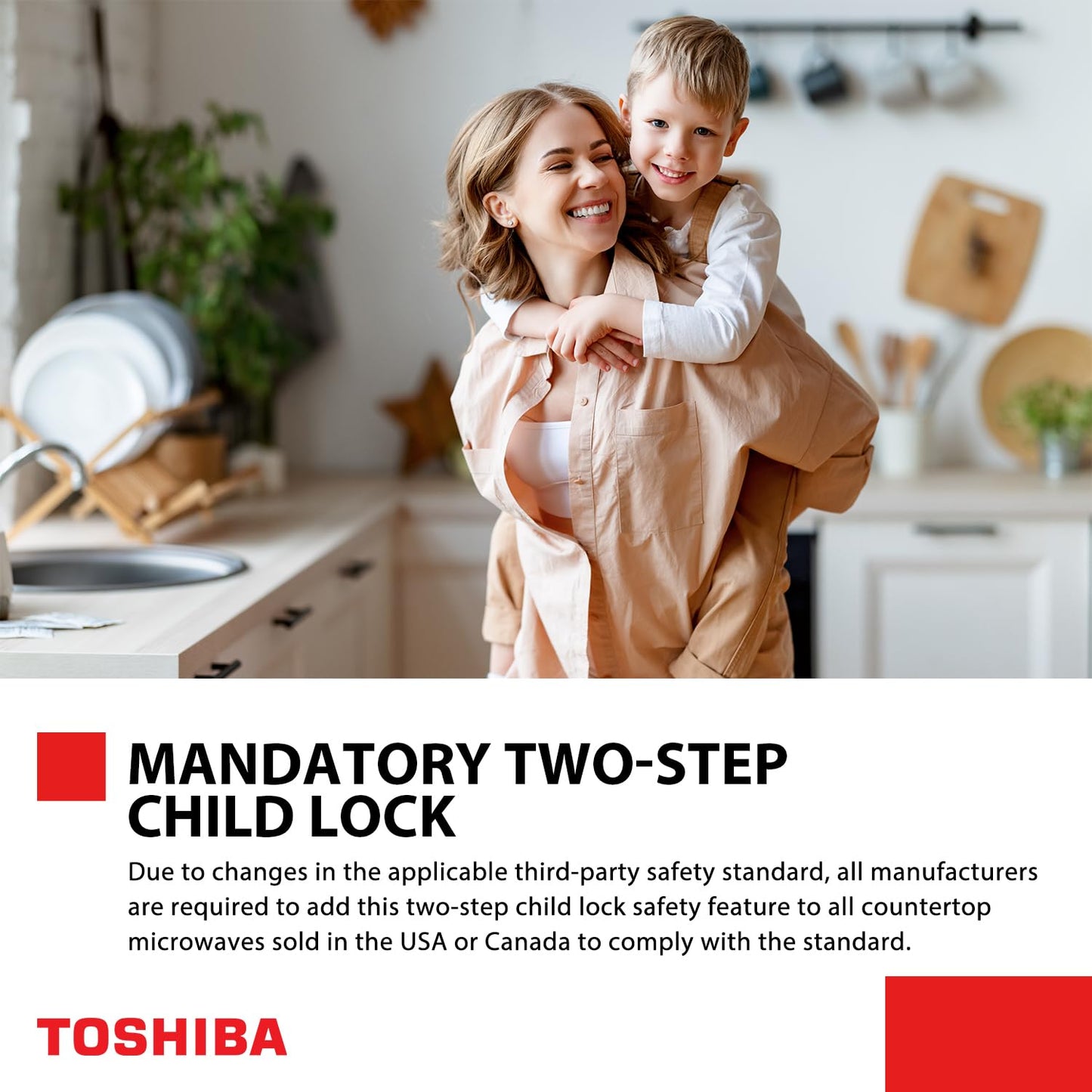 TOSHIBA EM131A5C-BS Countertop Microwave Ovens 1.2 Cu Ft, 12.4" Removable Turntable Smart Humidity Sensor 12 Auto Menus Mute Function ECO Mode Easy Clean Interior Black Color 1000W