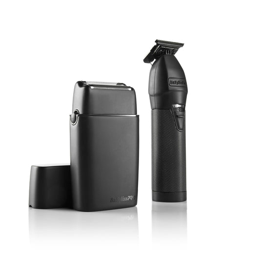 LIMITEDFX Cord/Cordless Hair Trimmer and Double Foil Hair Shaver Prepack, High-Performance Lithium-Ion Batteries for Long-Lasting Cutting