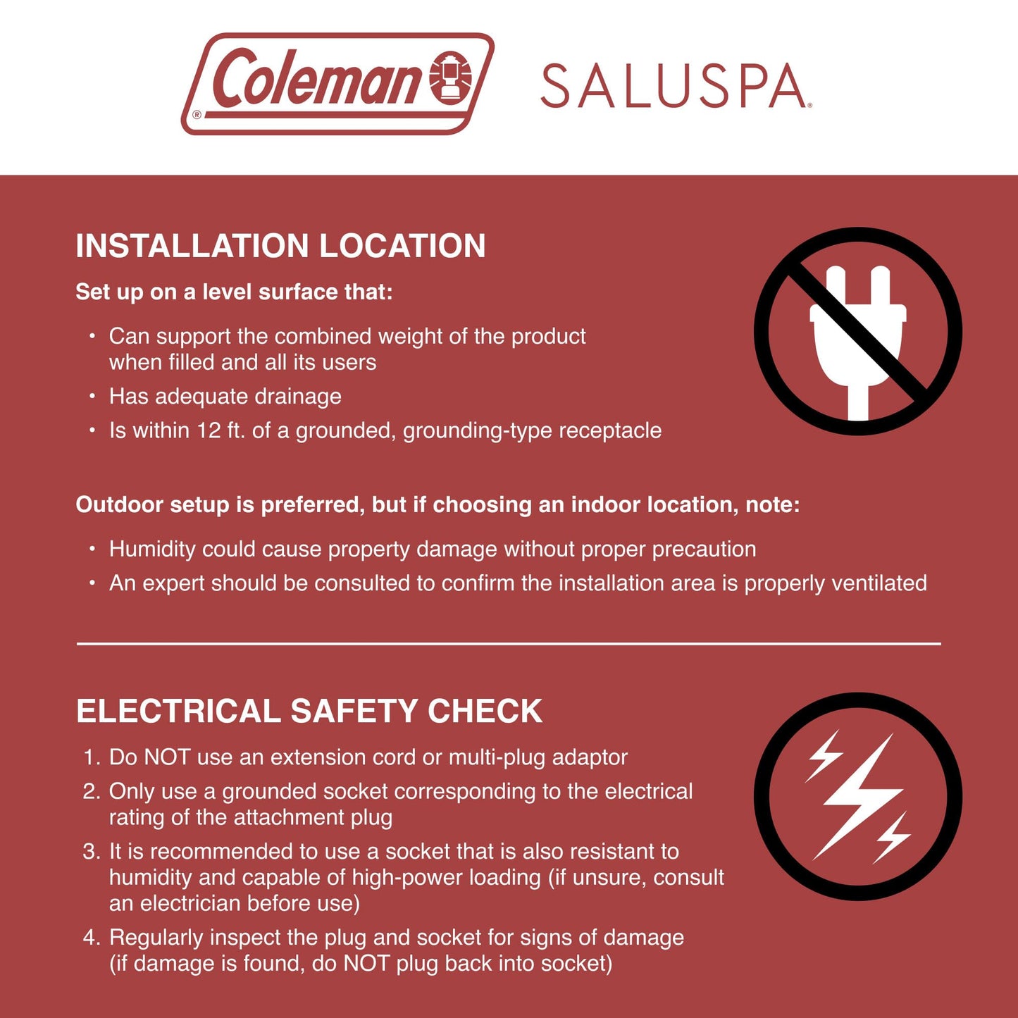 Coleman Hawaii AirJet Large Square 4 to 6 Person Inflatable Hot Tub