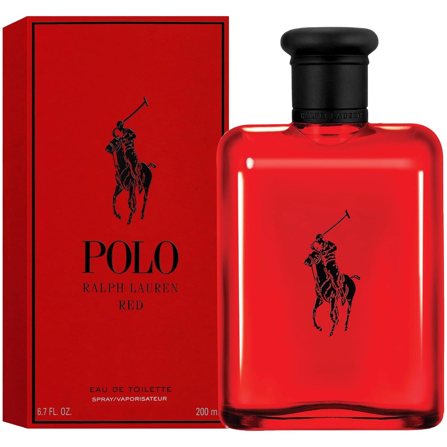 RALPH LAUREN FRAGRANCES - Polo Red - Eau de Toilette - Men's Cologne - Woody & Spicy - With Grapefruit, Saffron, and Redwood - Medium Intensity