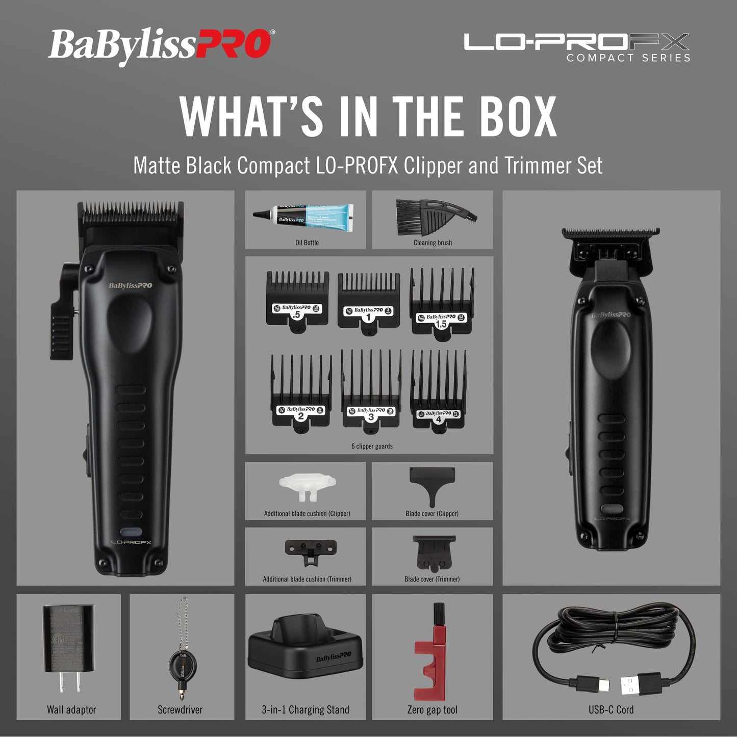 High-Performance Compact LO-PROFX Trimmers for Men
