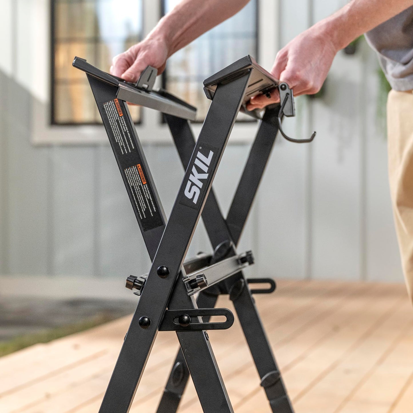 SKIL 15 Amp 10 Inch Portable Jobsite Table Saw with Folding Stand- TS6307-00