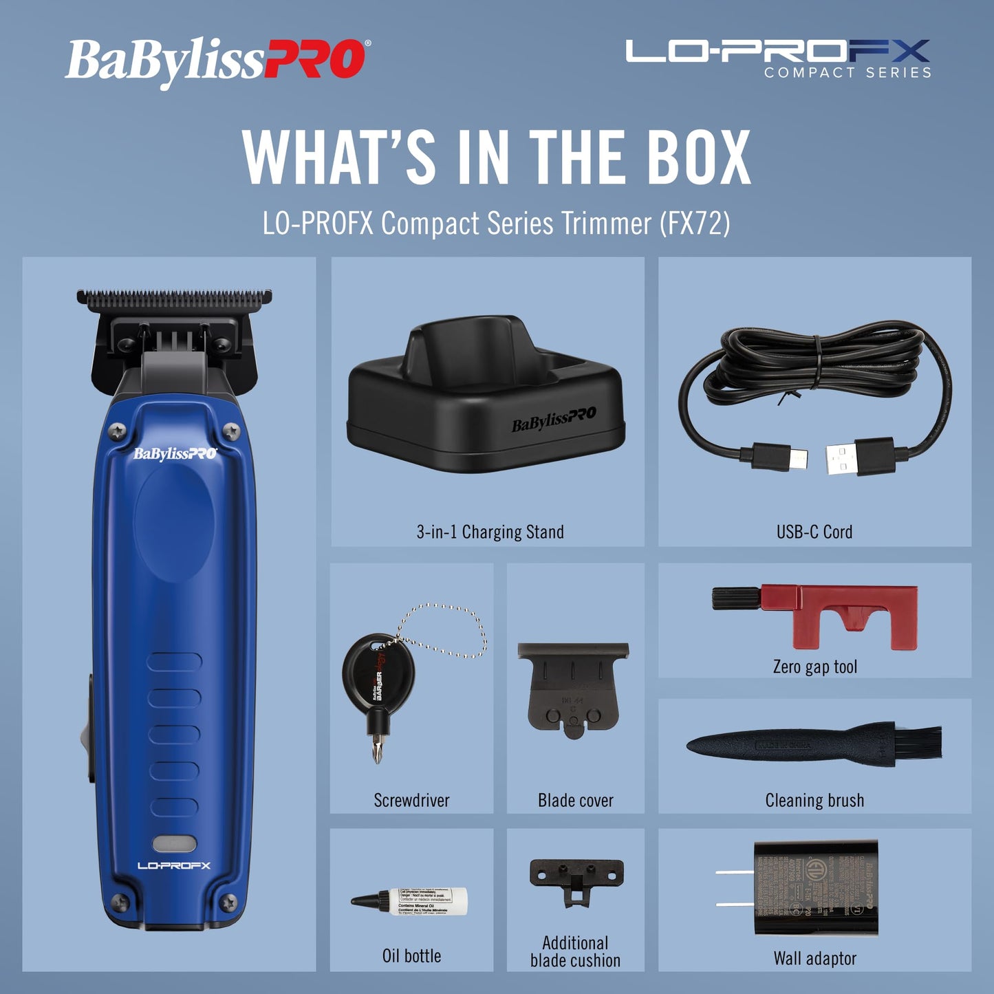 High-Performance Compact LO-PROFX Trimmers for Men