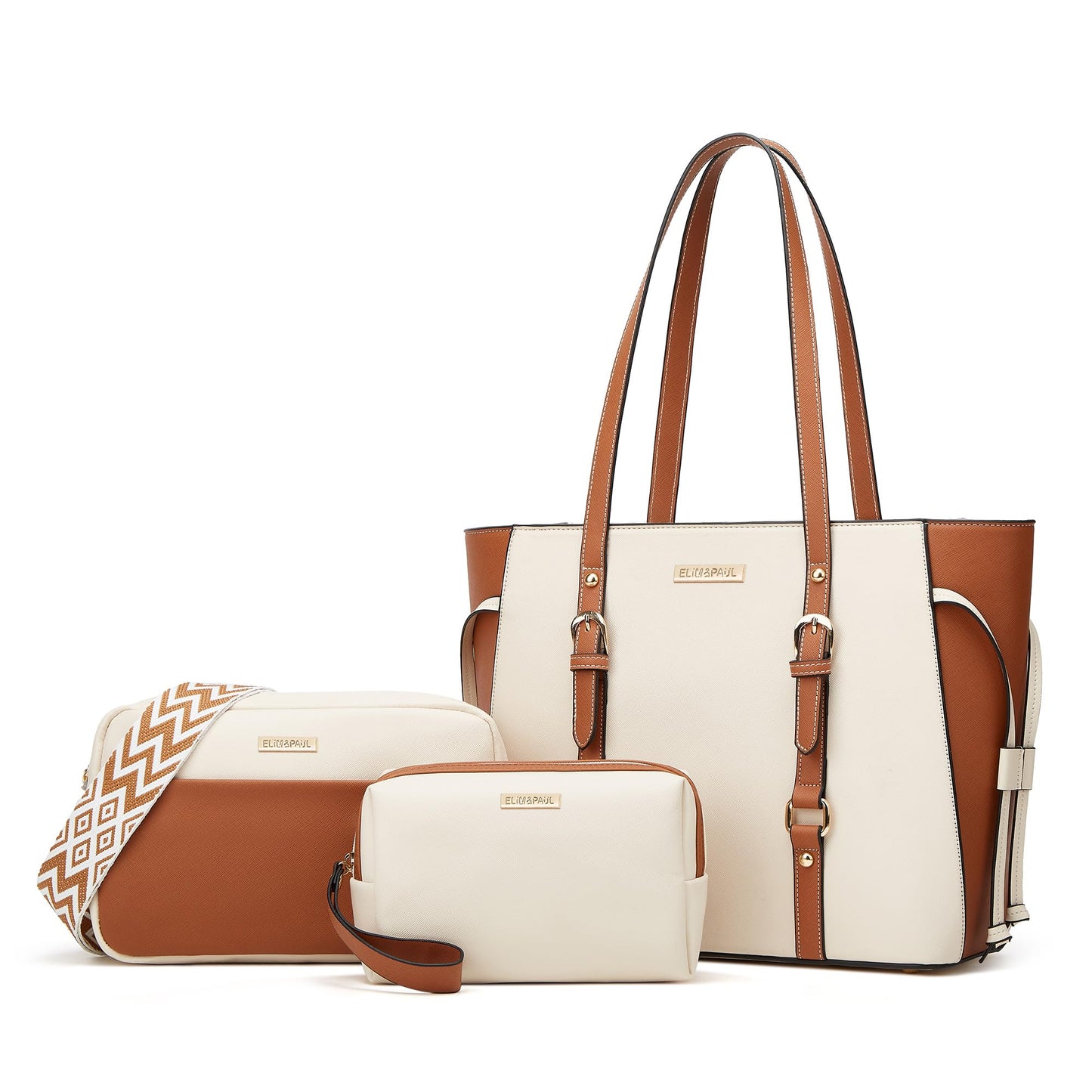 Women Fashion Synthetic Leather Handbags Set 4pcs