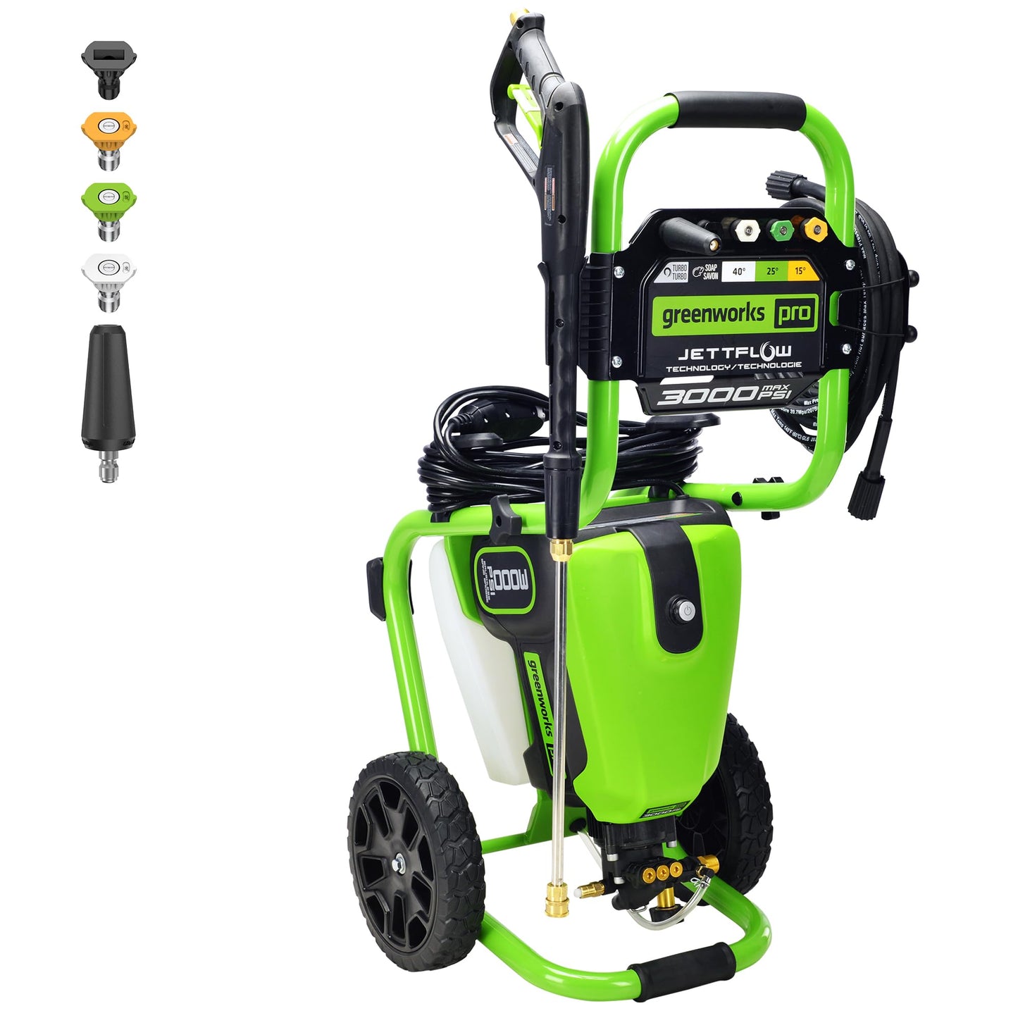 Greenworks Pro Brushless 3000 PSI (CSA Certified) 2.0 GPM Max / 1.1 GPM Electric Pressure