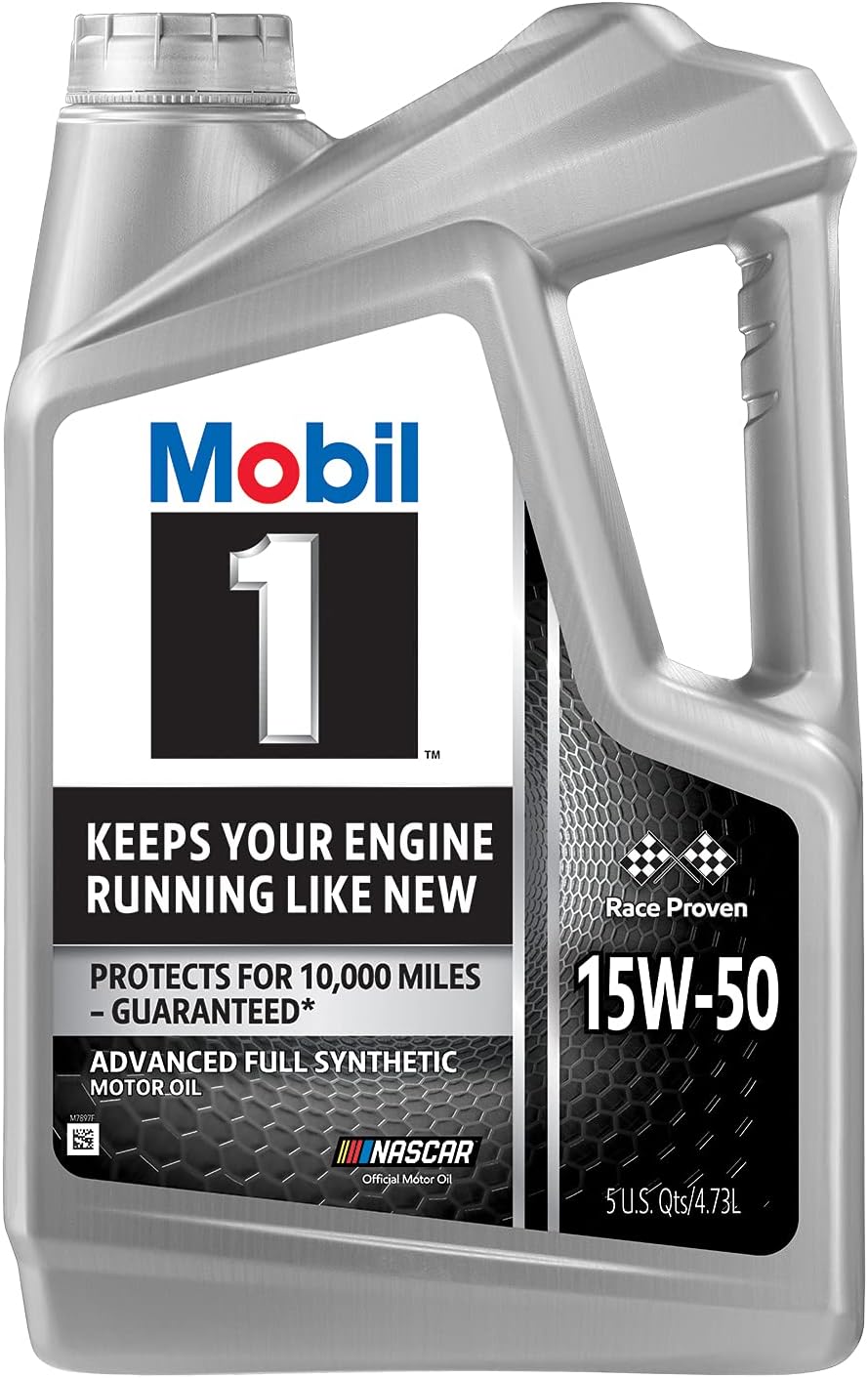 Mobil 1 Advanced Fuel Economy Full Synthetic Motor Oil 0W-20, 5 Quart