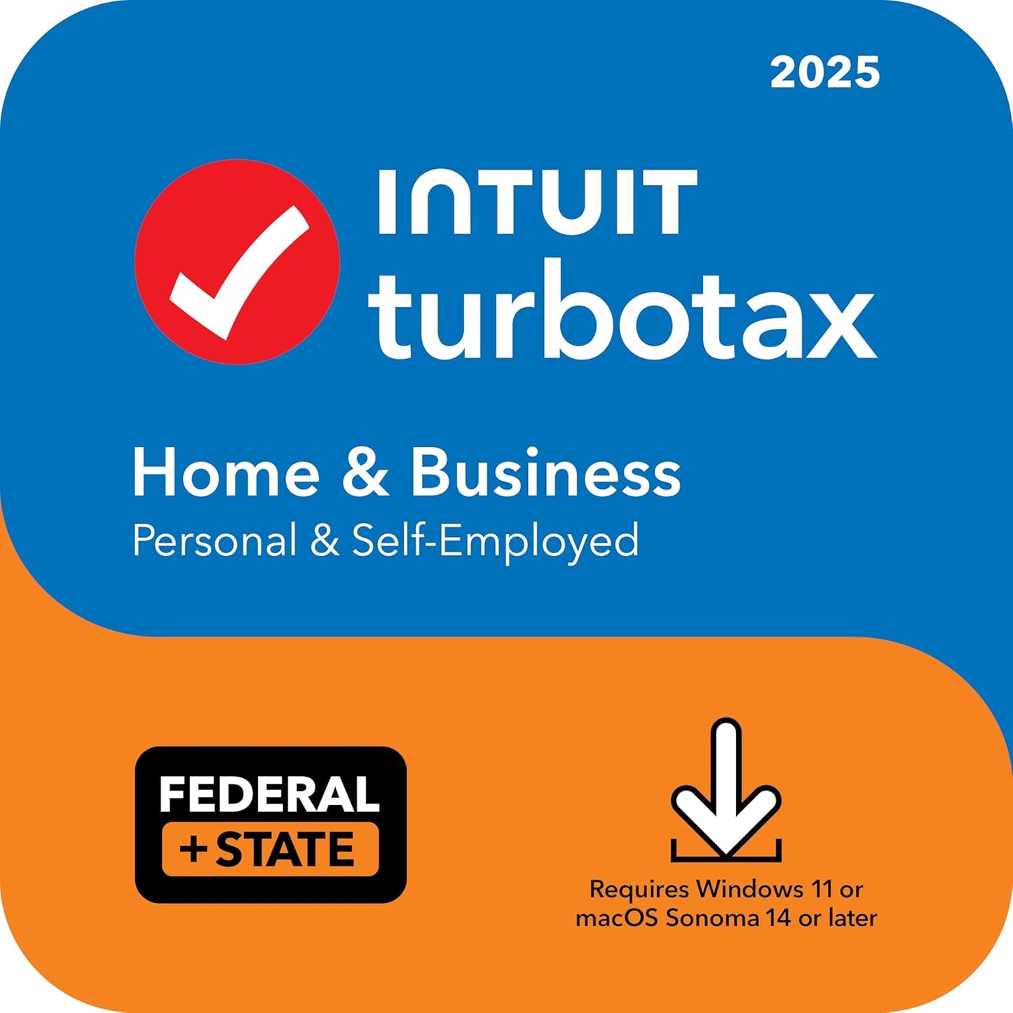 TurboTax Desktop Deluxe 2025, Federal & State Tax Return [Download] [PC/Mac Online Code]