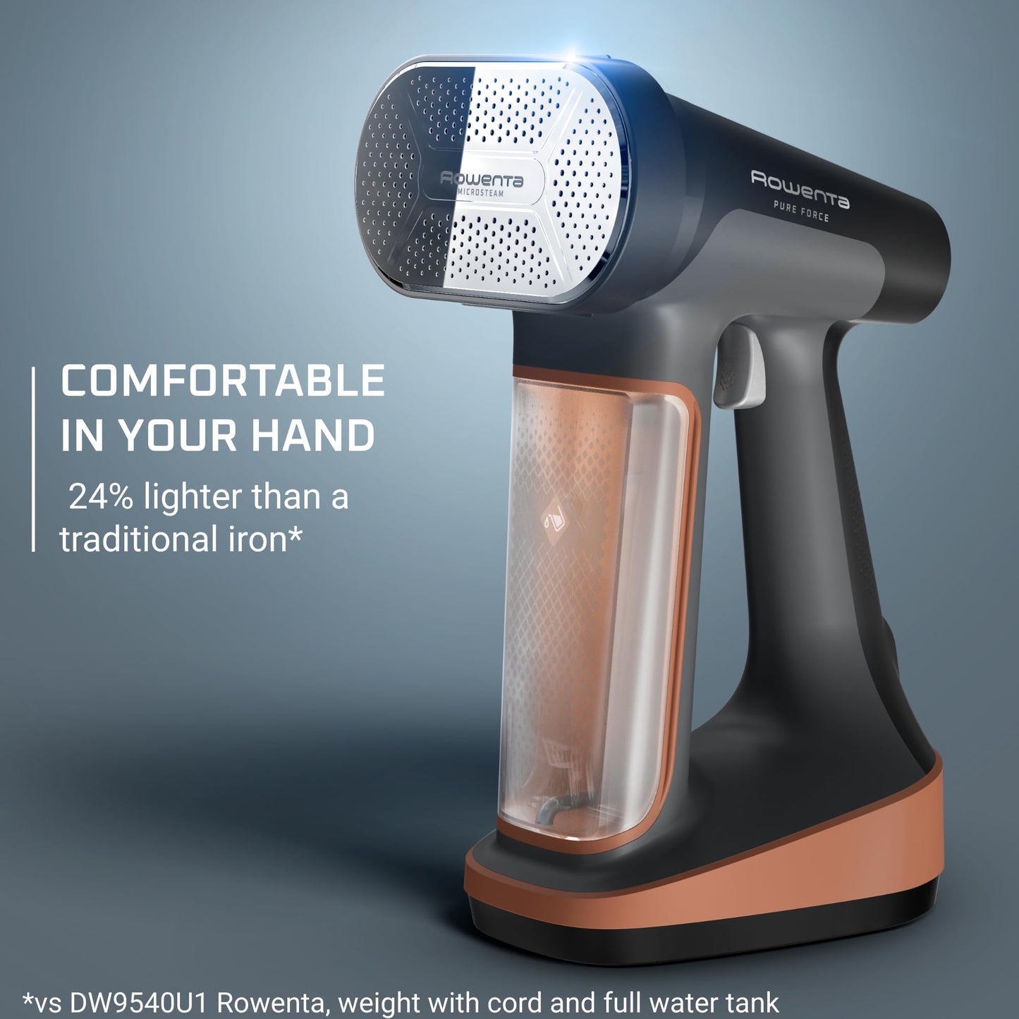 Rowenta Handheld Steamer for Clothes, Pure Force 2in1 Steamer & Iron