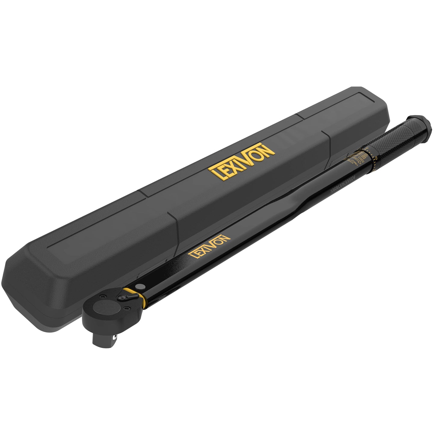 LEXIVON Torque Wrench 1/2-Inch Drive Click 10~150 Ft-Lb/13.6~203.5 Nm (LX-183)
