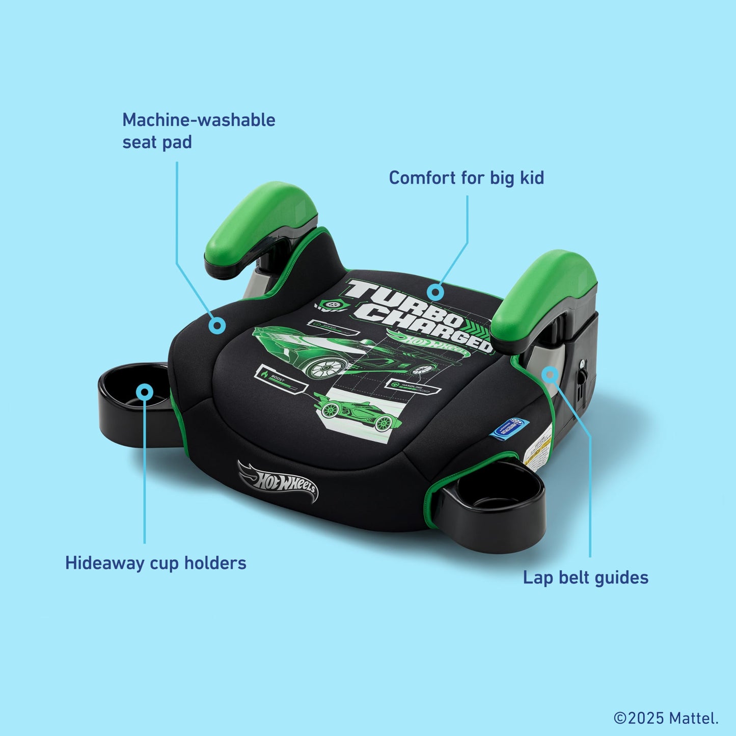 Graco TurboBooster 2.0 Backless Booster Car Seat, Denton
