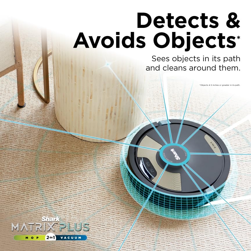 Shark AI Ultra Voice Control Robot Vacuum with Matrix Clean Navigation, Home Mapping, 60-Day Capacity, XL Self-Empty Base for Homes with Pets, Carpet & Hard Floors, Cool Grey