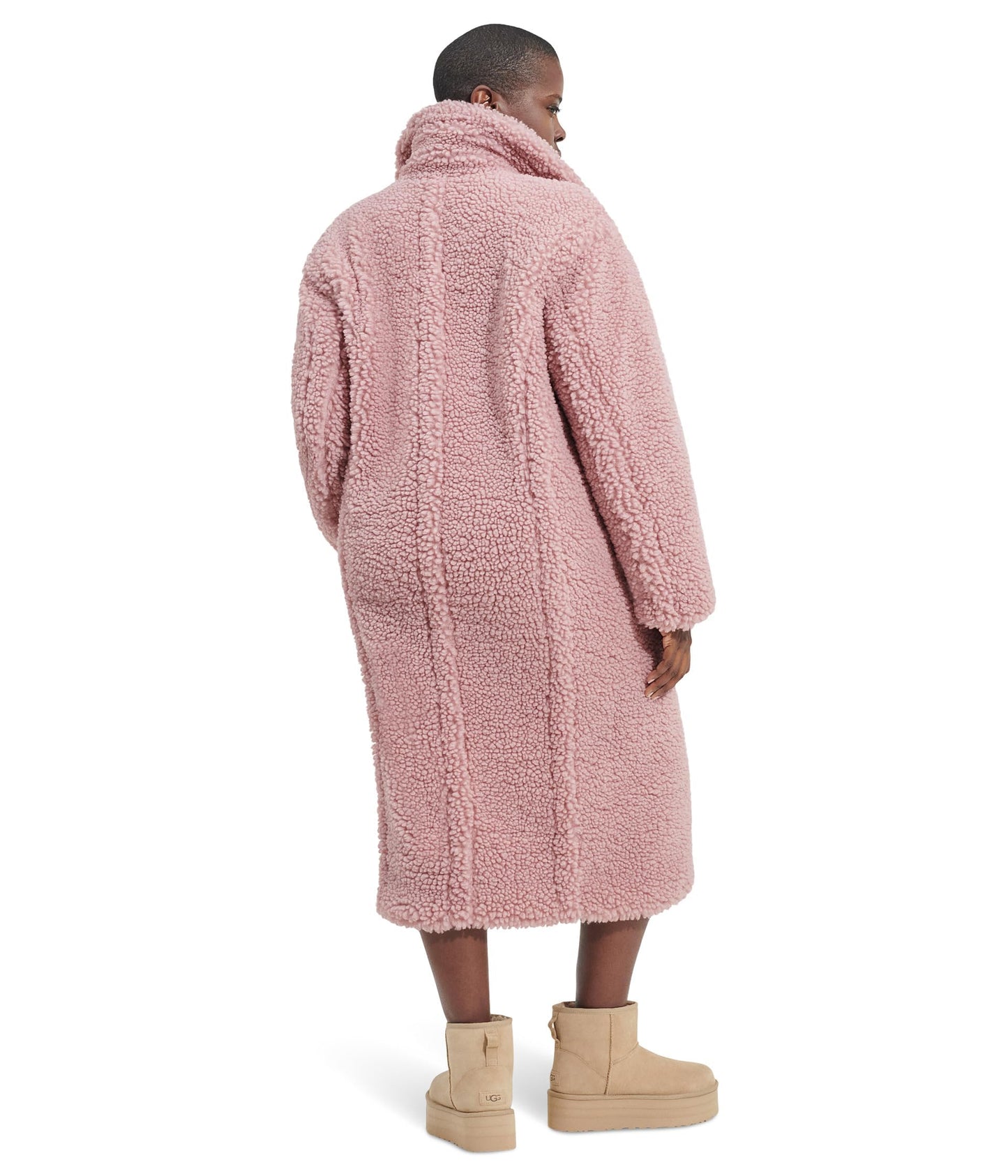 UGG Women's Gertrude Long Teddy Coat