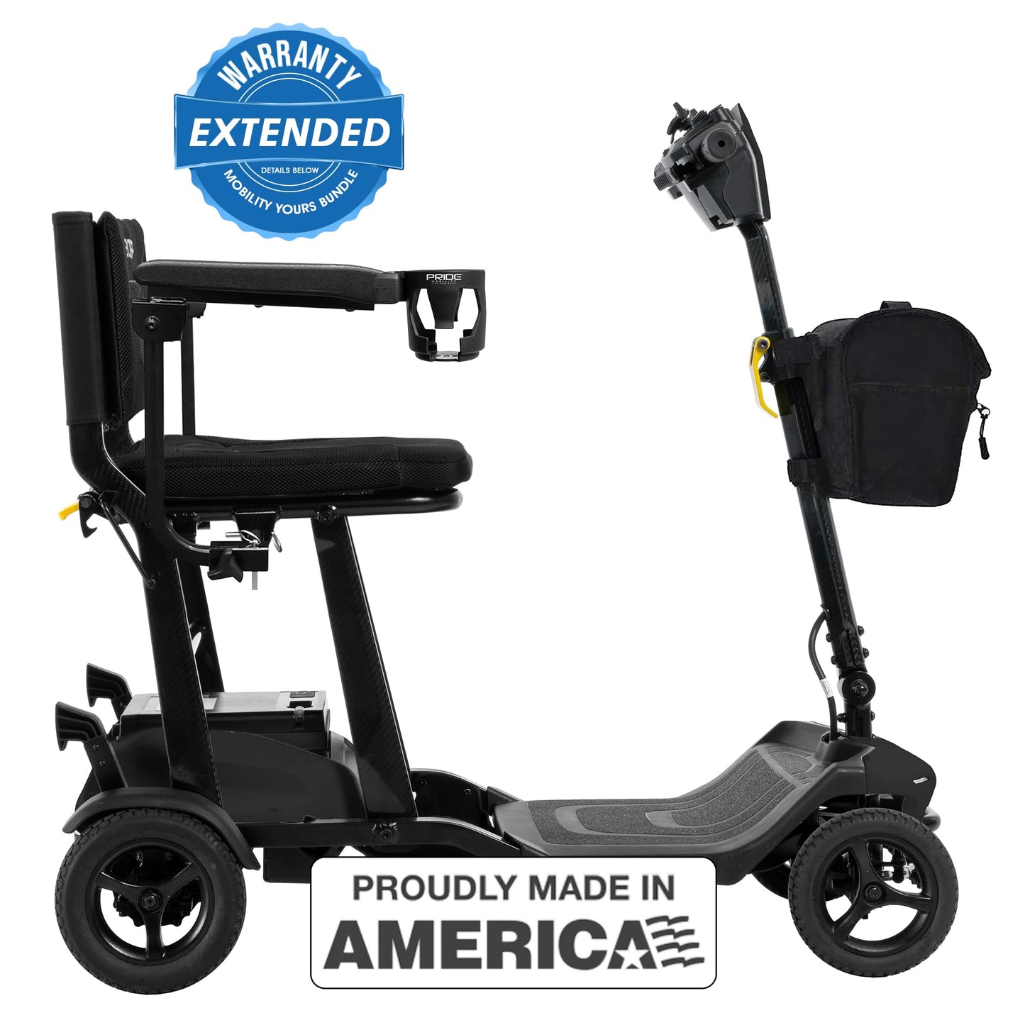 Pride Go Go Super Portable Scooter + Accessories, USA Made