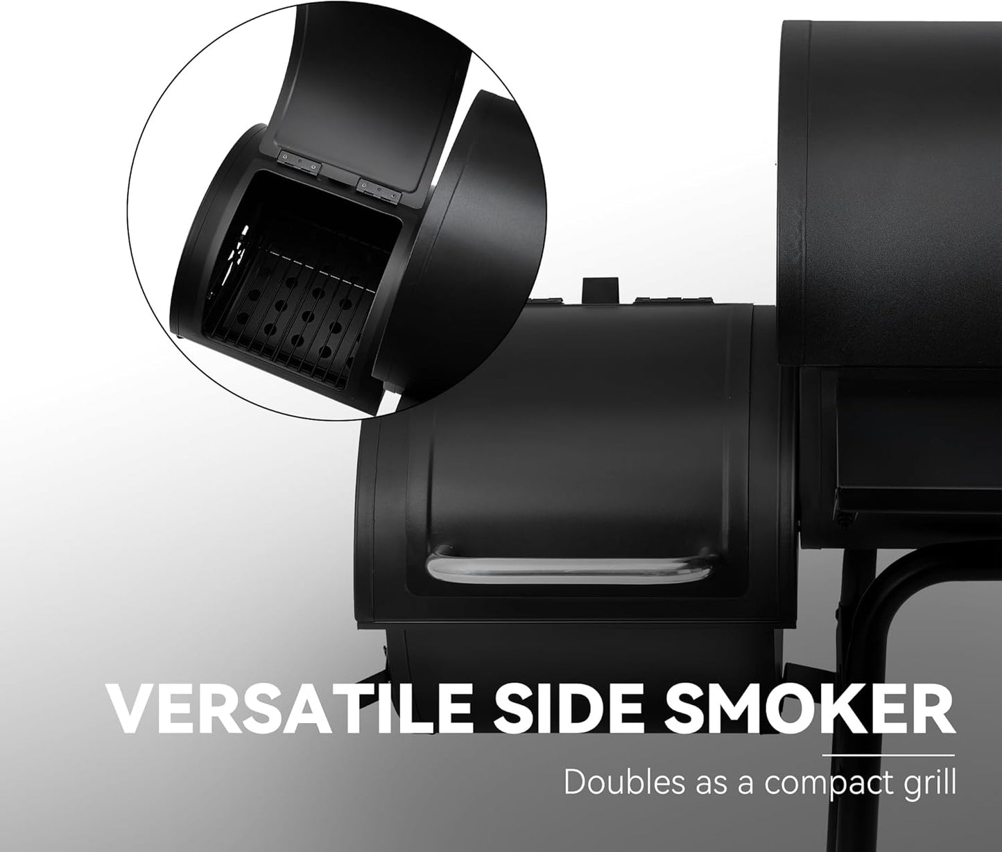 Royal Gourmet CC1830S BBQ Charcoal Grill and Offset Smoker