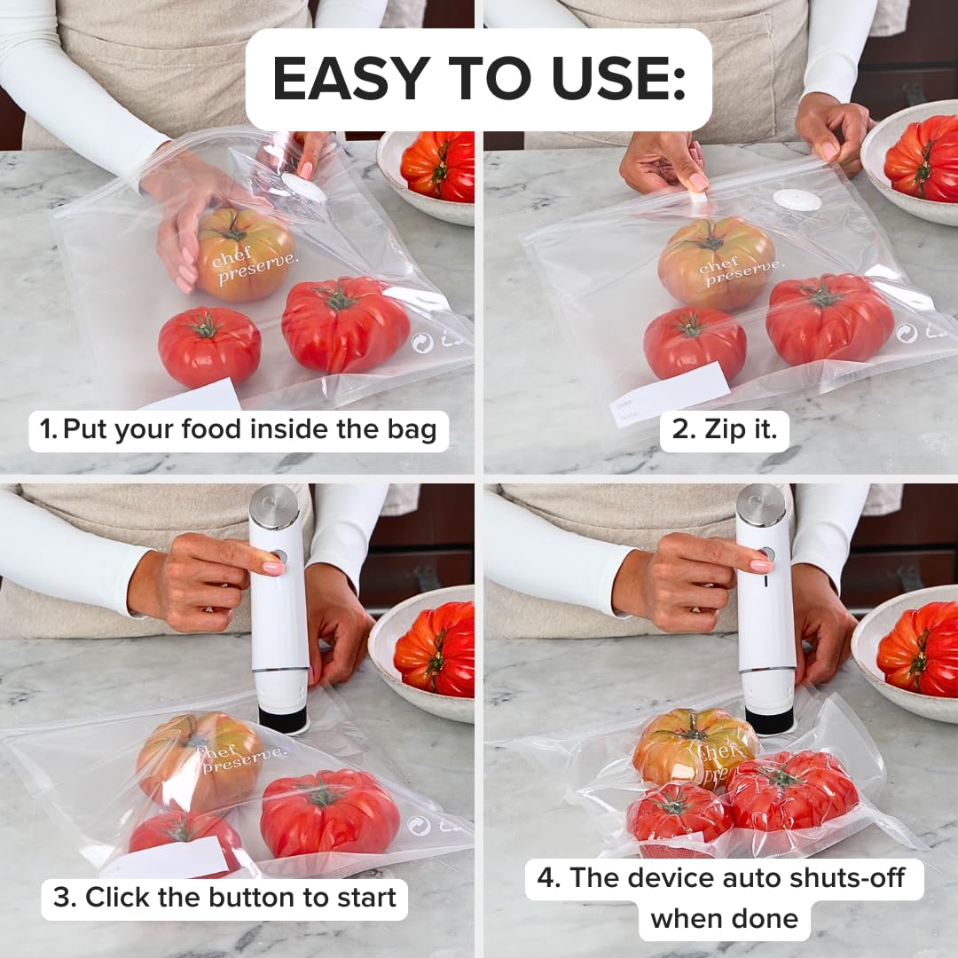 Chef Preserve Compact Vacuum Sealer for Food
