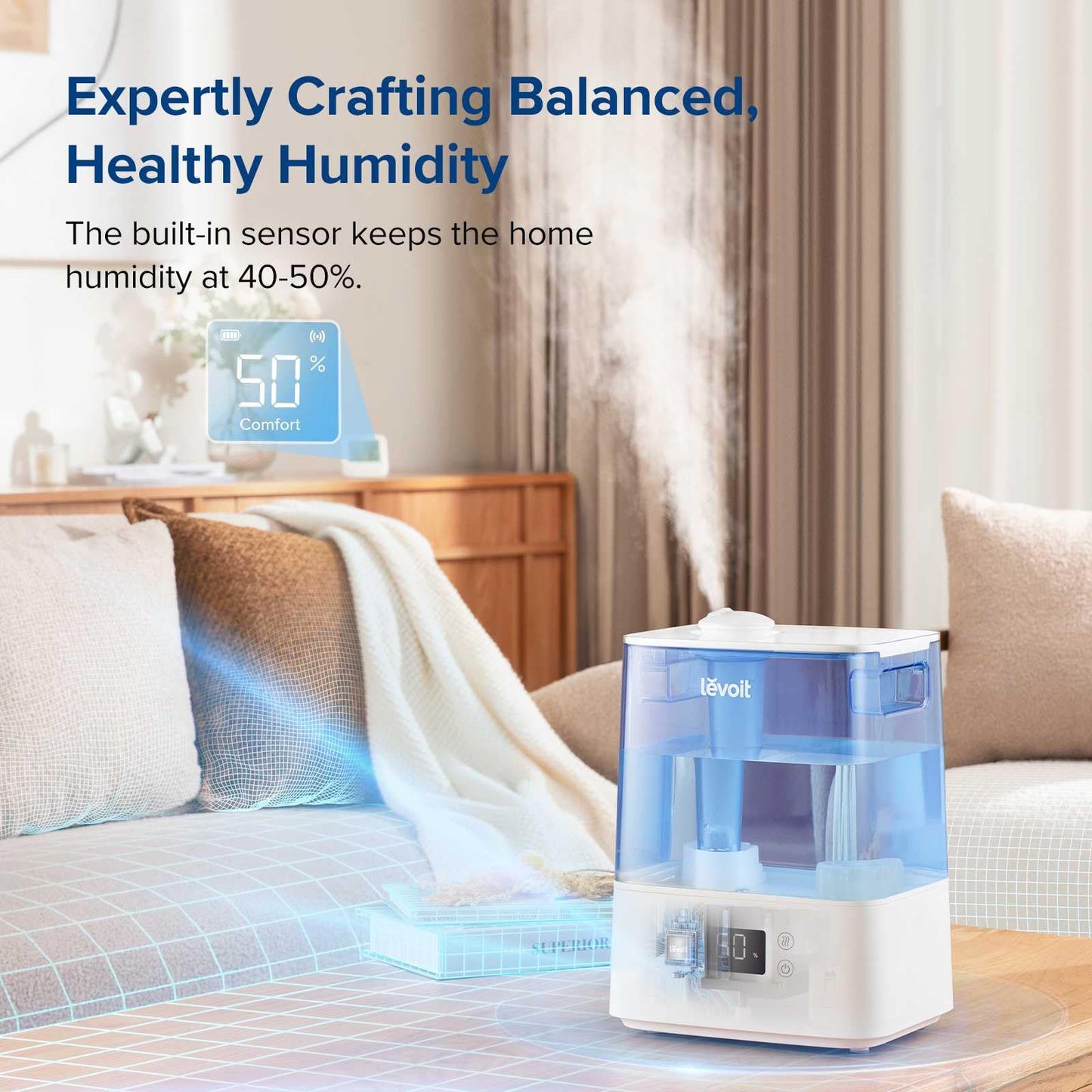 LEVOIT Humidifiers for Bedroom Large Room Home