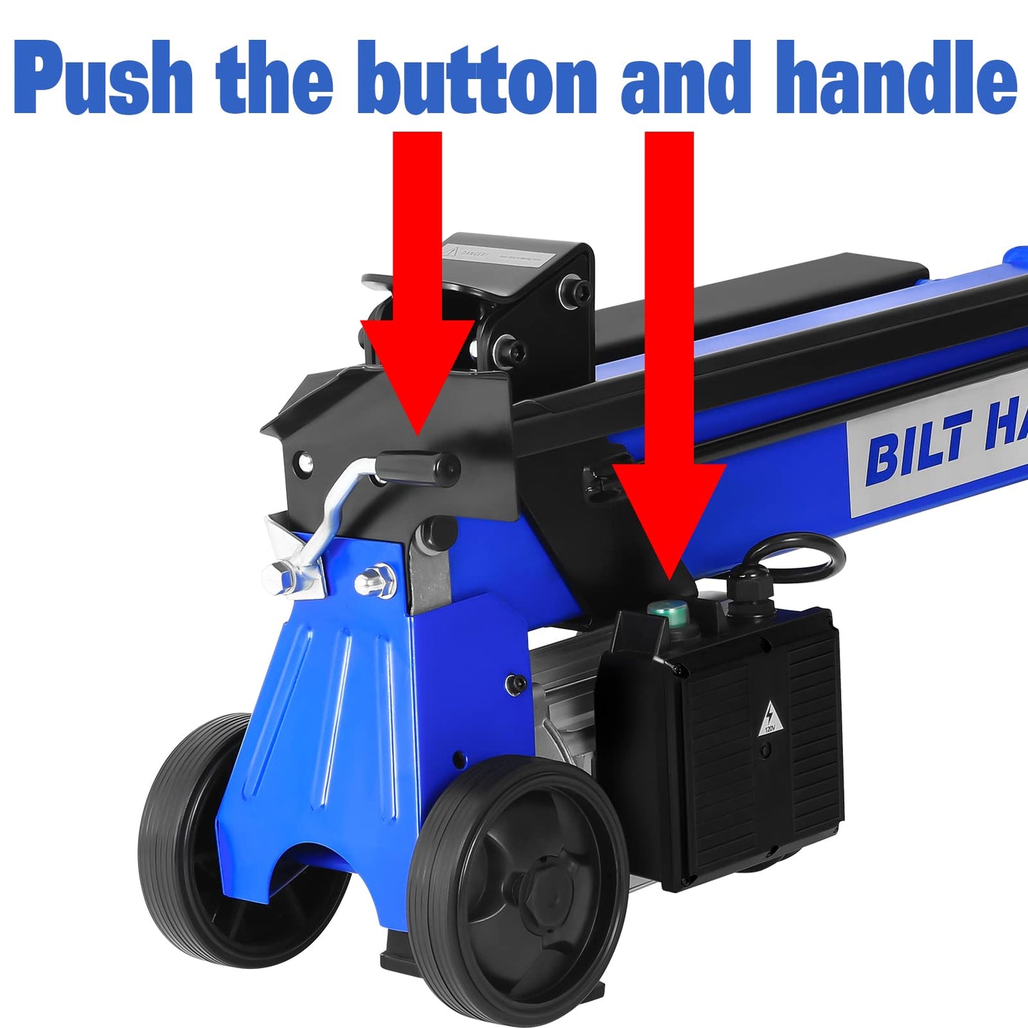 BILT HARD Log Splitter 6.5 Ton, Wood Splitter