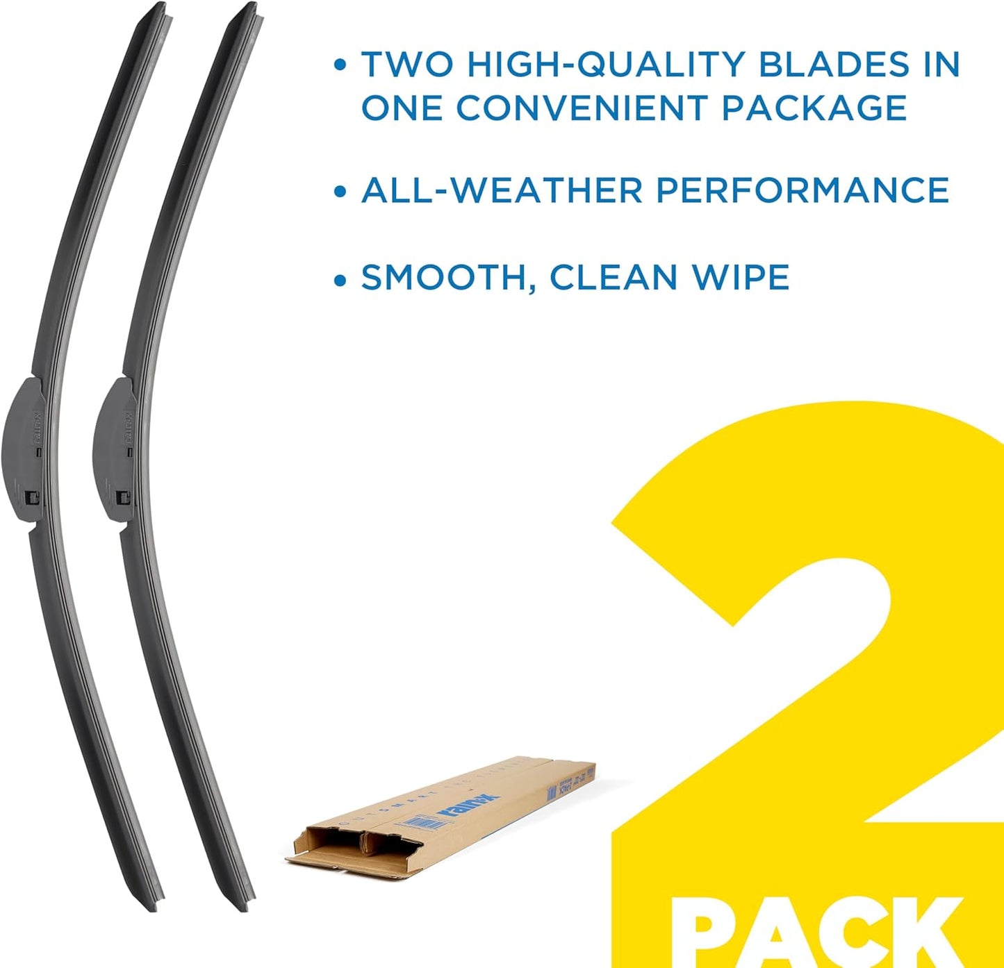 Rain-X 810322 Repellency Water Repellent Wiper Blades