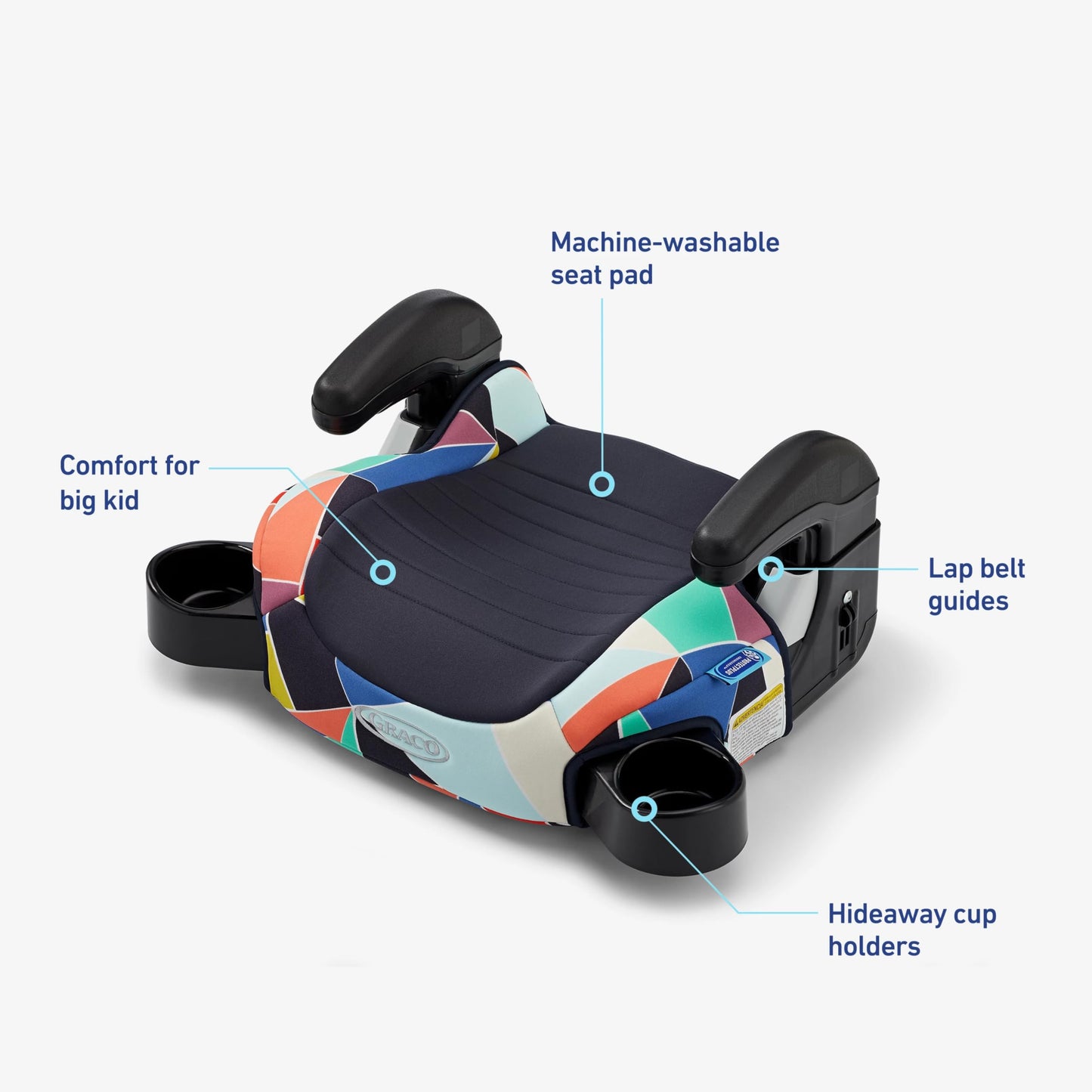 Graco TurboBooster 2.0 Backless Booster Car Seat, Denton