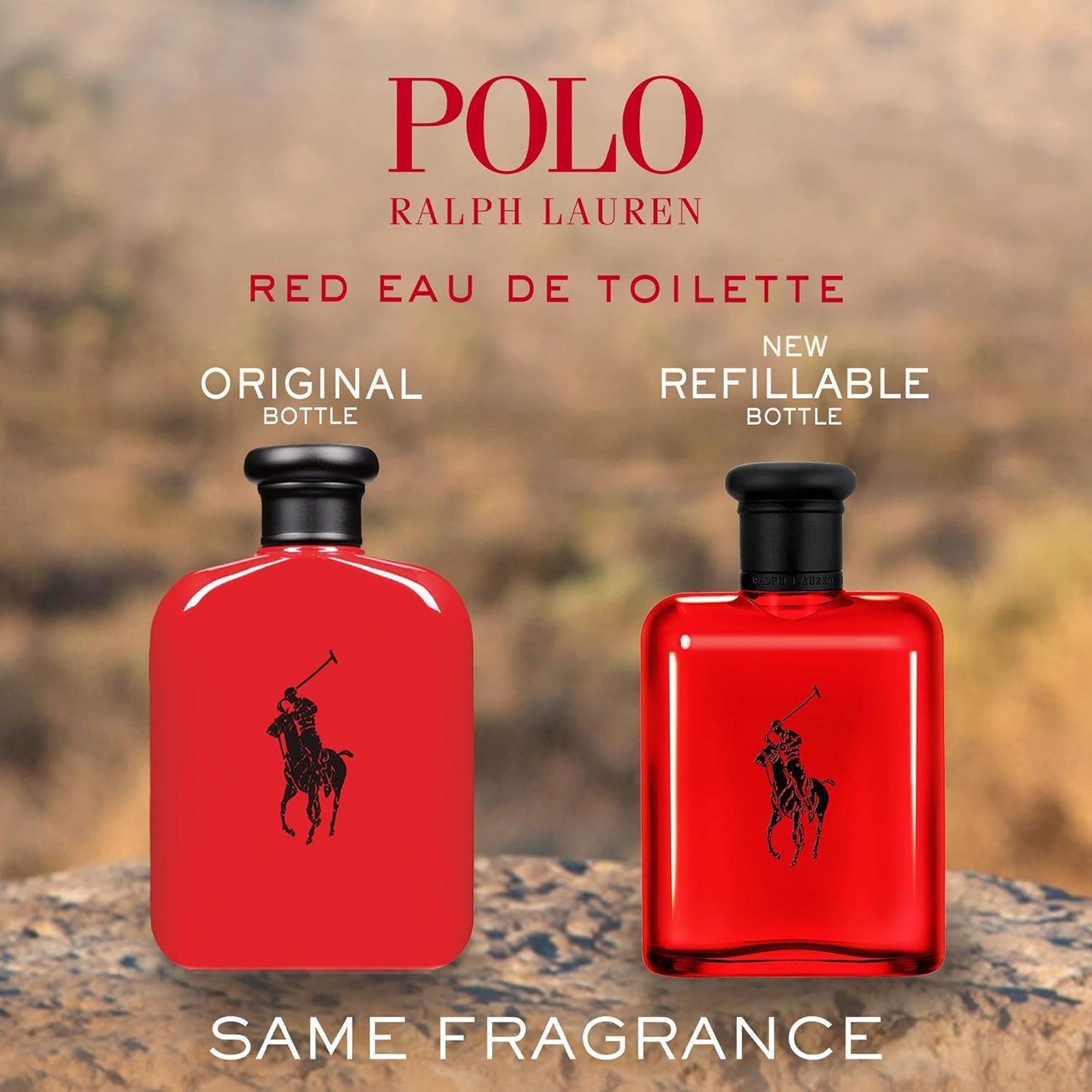 RALPH LAUREN FRAGRANCES - Polo Red - Eau de Toilette - Men's Cologne - Woody & Spicy - With Grapefruit, Saffron, and Redwood - Medium Intensity